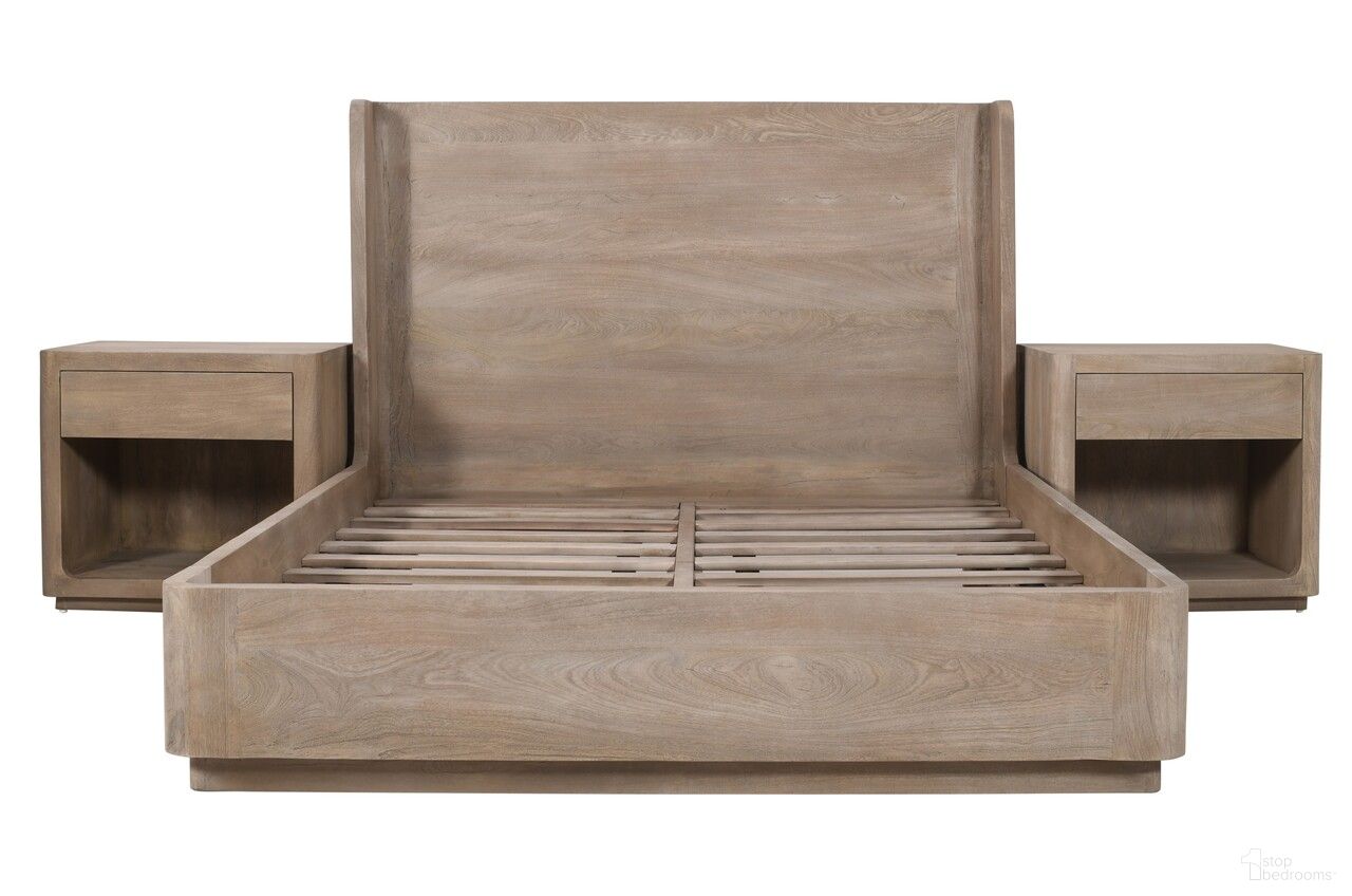 Argyle Bedroom Set In Light Ash Ivory Reclaimed Wood