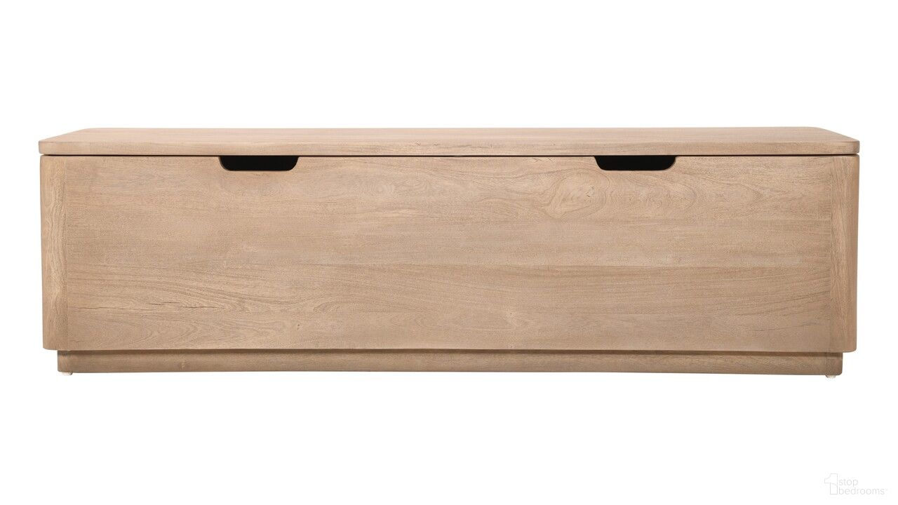 The appearance of Argyle Storage Bench In Light Ash Ivory Reclaimed Wood designed by Moti in the modern / contemporary interior design. This ivory piece of furniture was selected by 1StopBedrooms from Argyle Collection to add a touch of cosiness and style into your home. Sku: 95210001. Material: Reclaimed Wood.