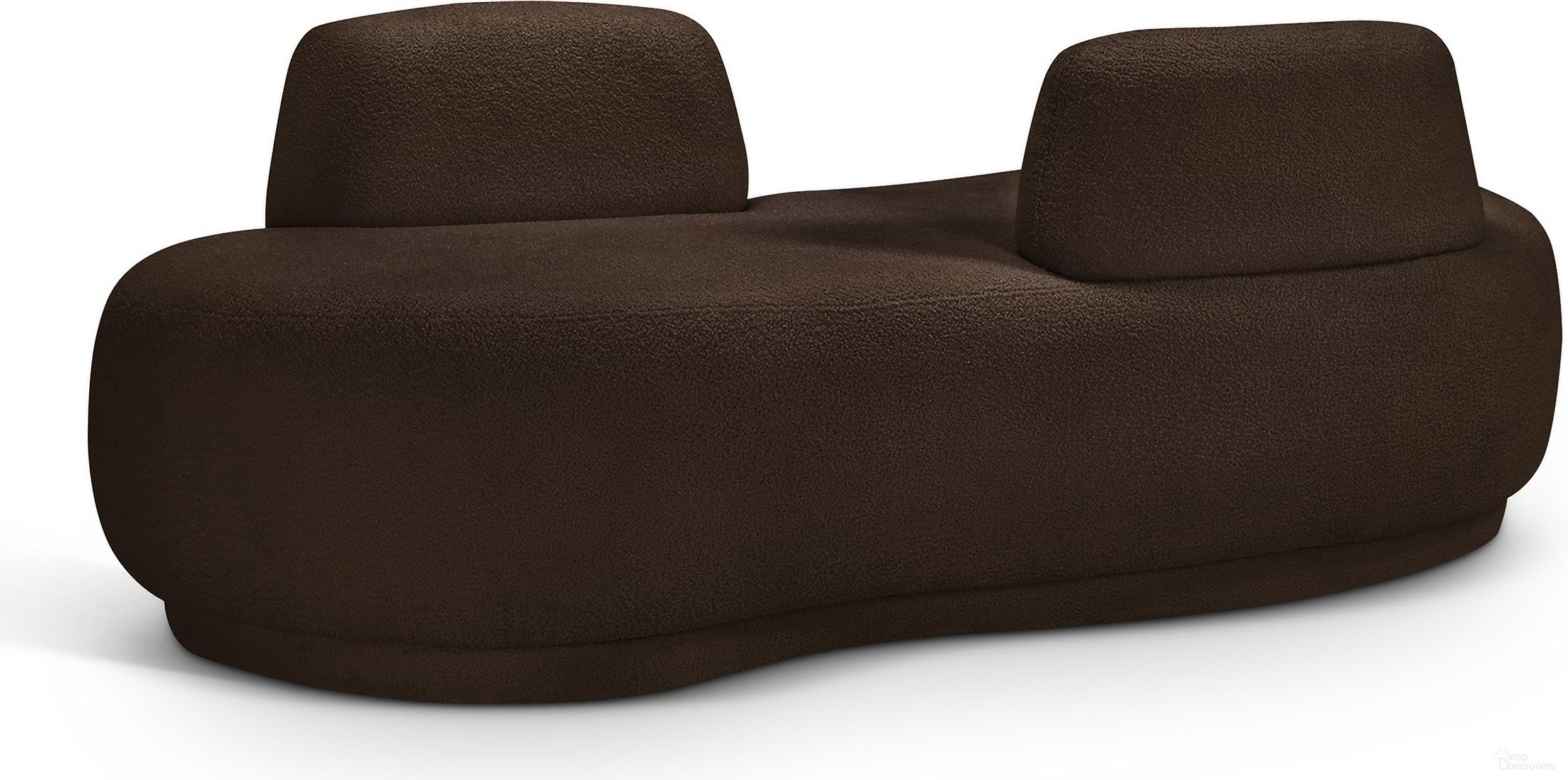 The appearance of Argyle Teddy Fabric Chaise/Loveseat In Brown designed by Meridian in the modern / contemporary interior design. This brown piece of furniture was selected by 1StopBedrooms from Argyle Collection to add a touch of cosiness and style into your home. Sku: 629Brown-Chaise. Material: Fabric.