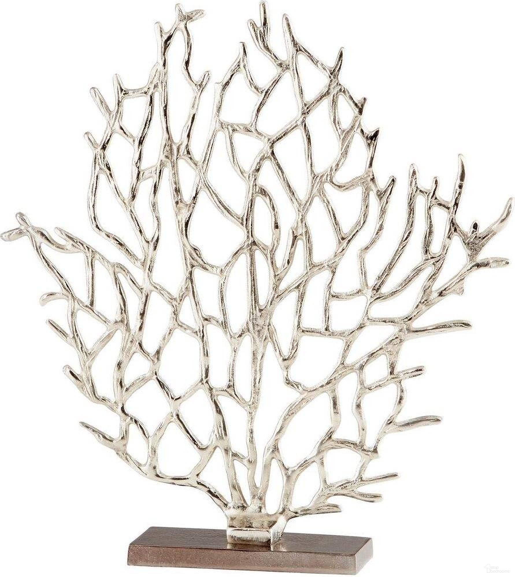 The appearance of Ariana Nickel And Bronze Small Sculpture designed by Cyan Design in the modern / contemporary interior design. This silver and grey piece of furniture was selected by 1StopBedrooms from Ariana Collection to add a touch of cosiness and style into your home. Sku: 09813. Material: Aluminum.