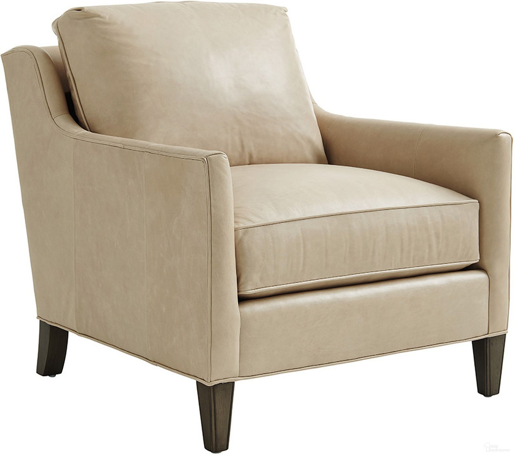 The appearance of Ariana Turin Leather Chair 01-7716-11-LL-40 designed by Lexington in the modern / contemporary interior design. This beige/tan piece of furniture was selected by 1StopBedrooms from Ariana Collection to add a touch of cosiness and style into your home. Sku: LL7716-11-40. Material: Leather.