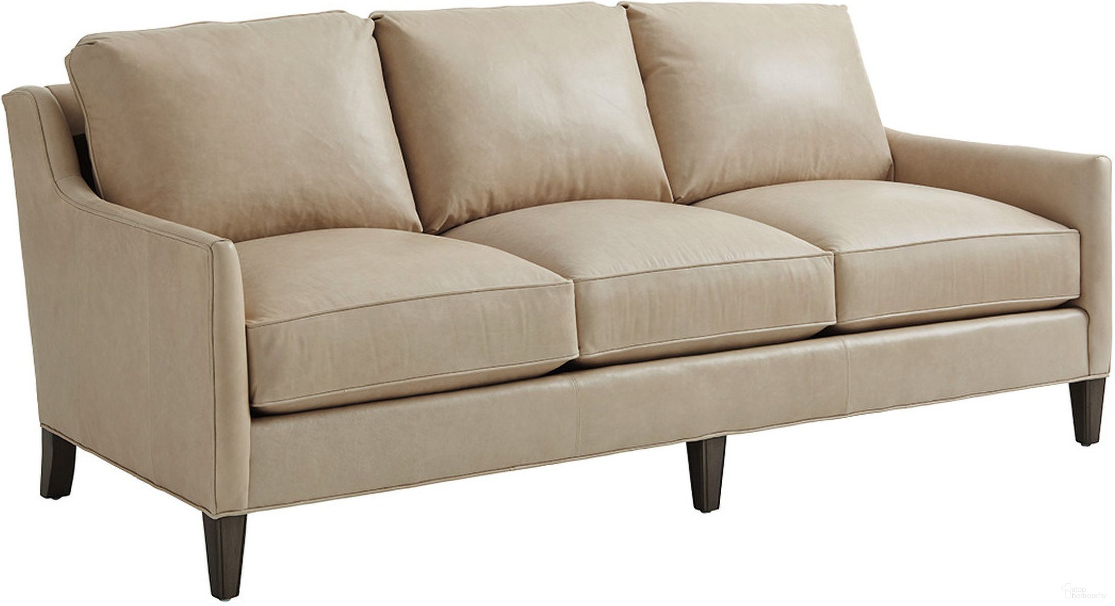 The appearance of Ariana Turin Leather Chair 01-7716-33-LL-40 designed by Lexington in the modern / contemporary interior design. This beige/tan piece of furniture was selected by 1StopBedrooms from Ariana Collection to add a touch of cosiness and style into your home. Sku: LL7716-33-40. Material: Leather.