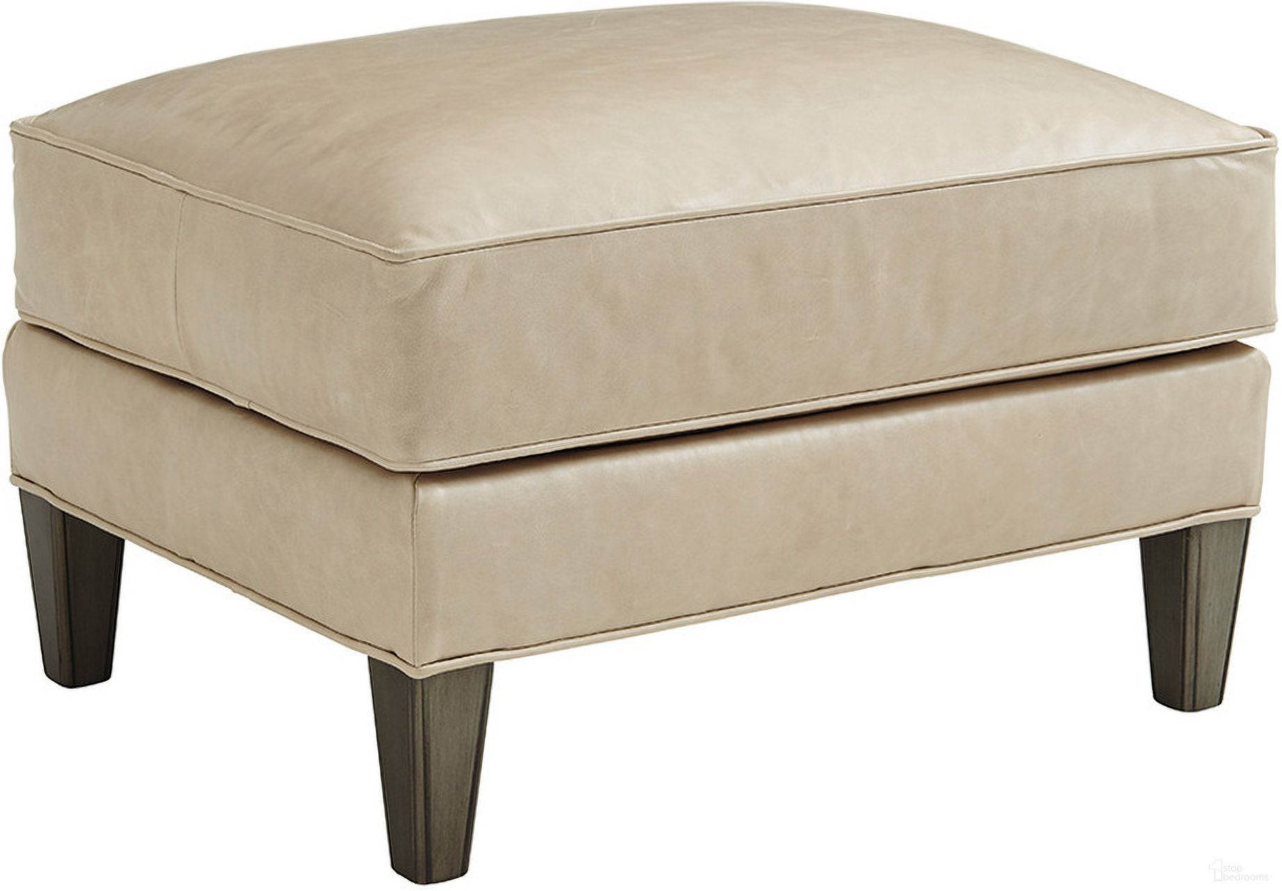 The appearance of Ariana Turin Leather Ottoman designed by Lexington in the modern / contemporary interior design. This beige/tan piece of furniture was selected by 1StopBedrooms from Ariana Collection to add a touch of cosiness and style into your home. Sku: LL7716-44-40. Material: Leather.