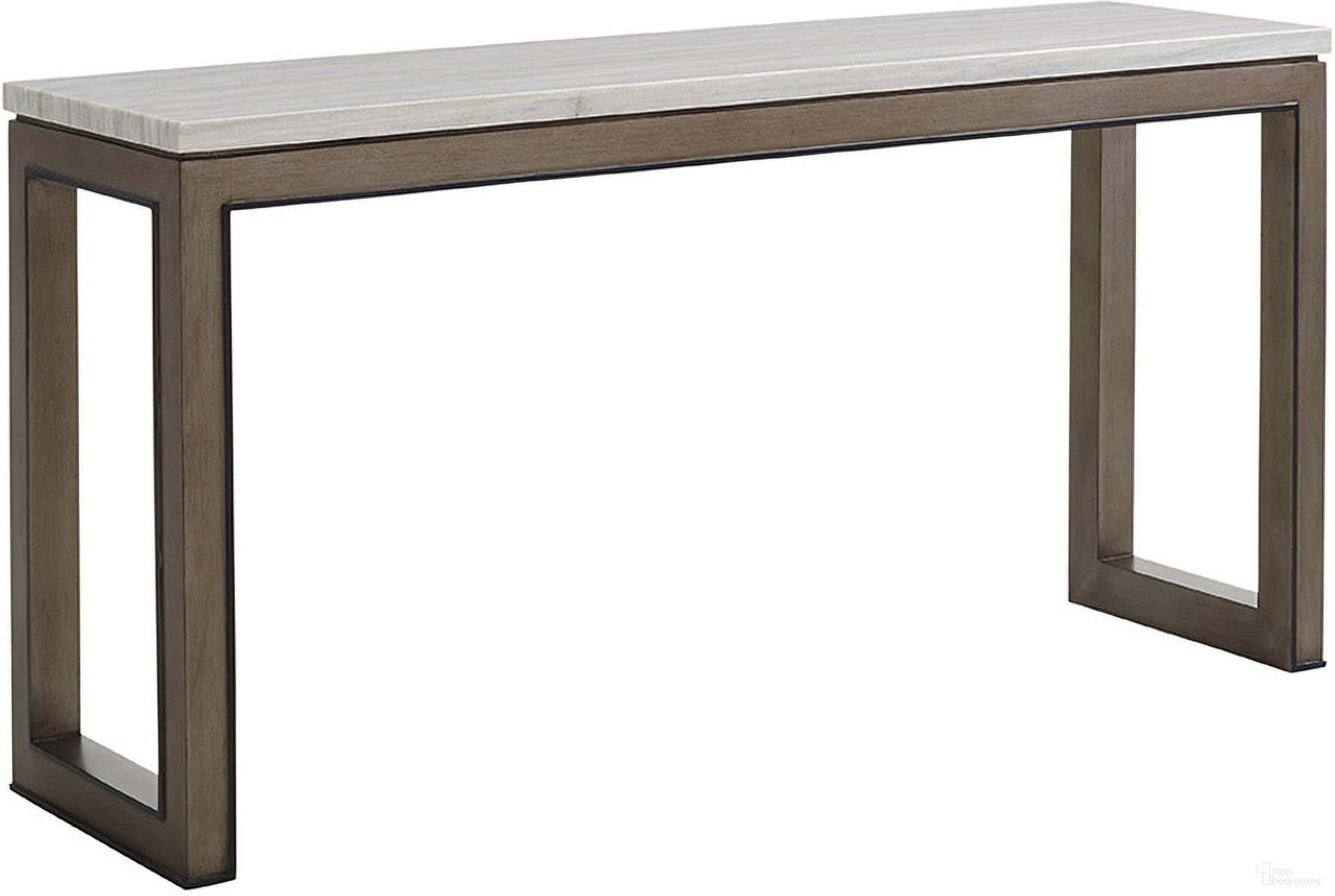 The appearance of Ariana Vernay Console In Platinum designed by Lexington in the modern / contemporary interior design. This platinum piece of furniture  was selected by 1StopBedrooms from Ariana Collection to add a touch of cosiness and style into your home. Sku: 732-966. Material: Marble.