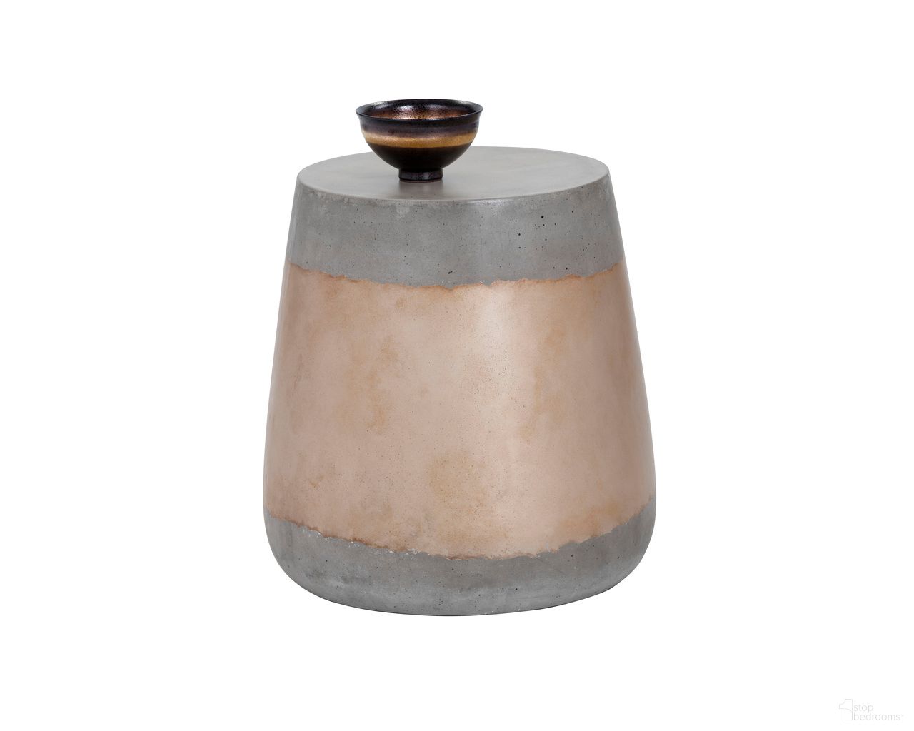 Aries End Table In Gold
