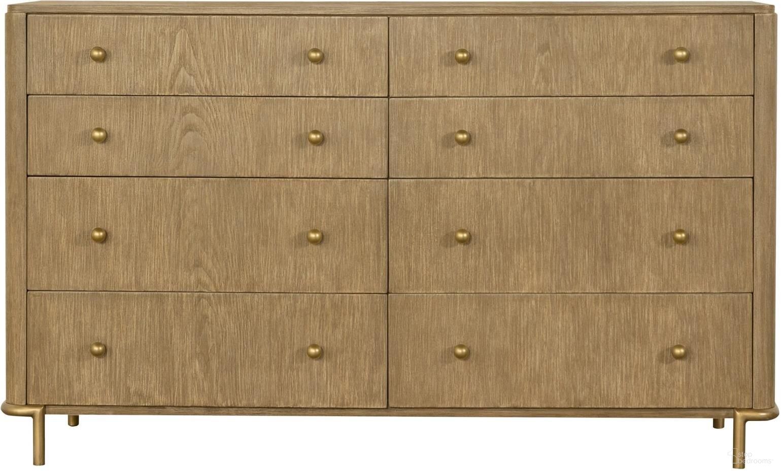 The appearance of Arini 8-drawer Dresser Sand Wash designed by Coaster in the coastal interior design. This sand piece of furniture was selected by 1StopBedrooms from Arini Collection to add a touch of cosiness and style into your home. Sku: 224303. Material: Wood.
