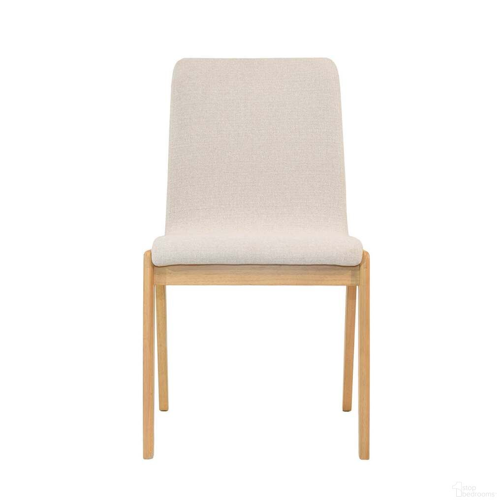 The appearance of Arizona Dining Chair Set of 2 In Oatmeal designed by LH Imports in the transitional interior design. This oatmeal piece of furniture  was selected by 1StopBedrooms from Arizona Collection to add a touch of cosiness and style into your home. Sku: ARZ025-OM. Material: Solid Rubberwood. Chair Type: Side Chair.