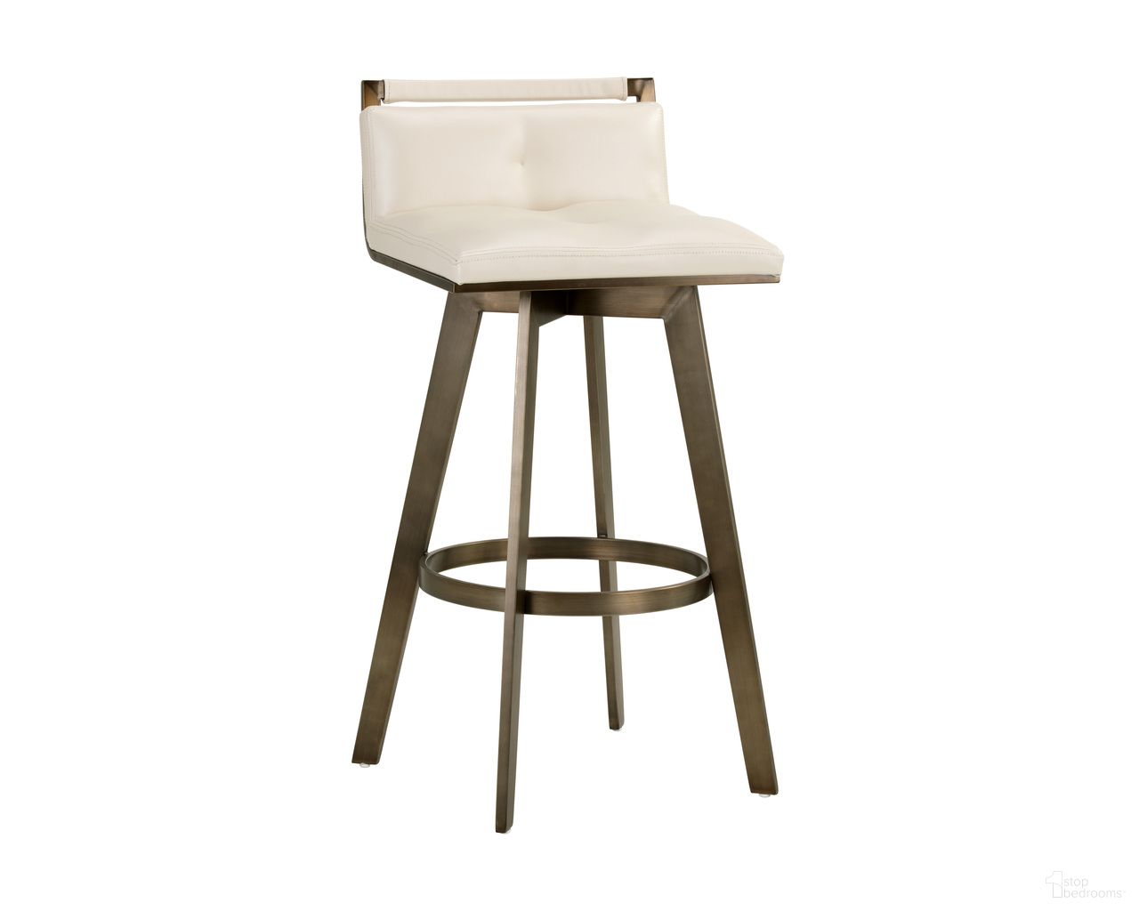Arizona Swivel Barstool In Castillo Cream