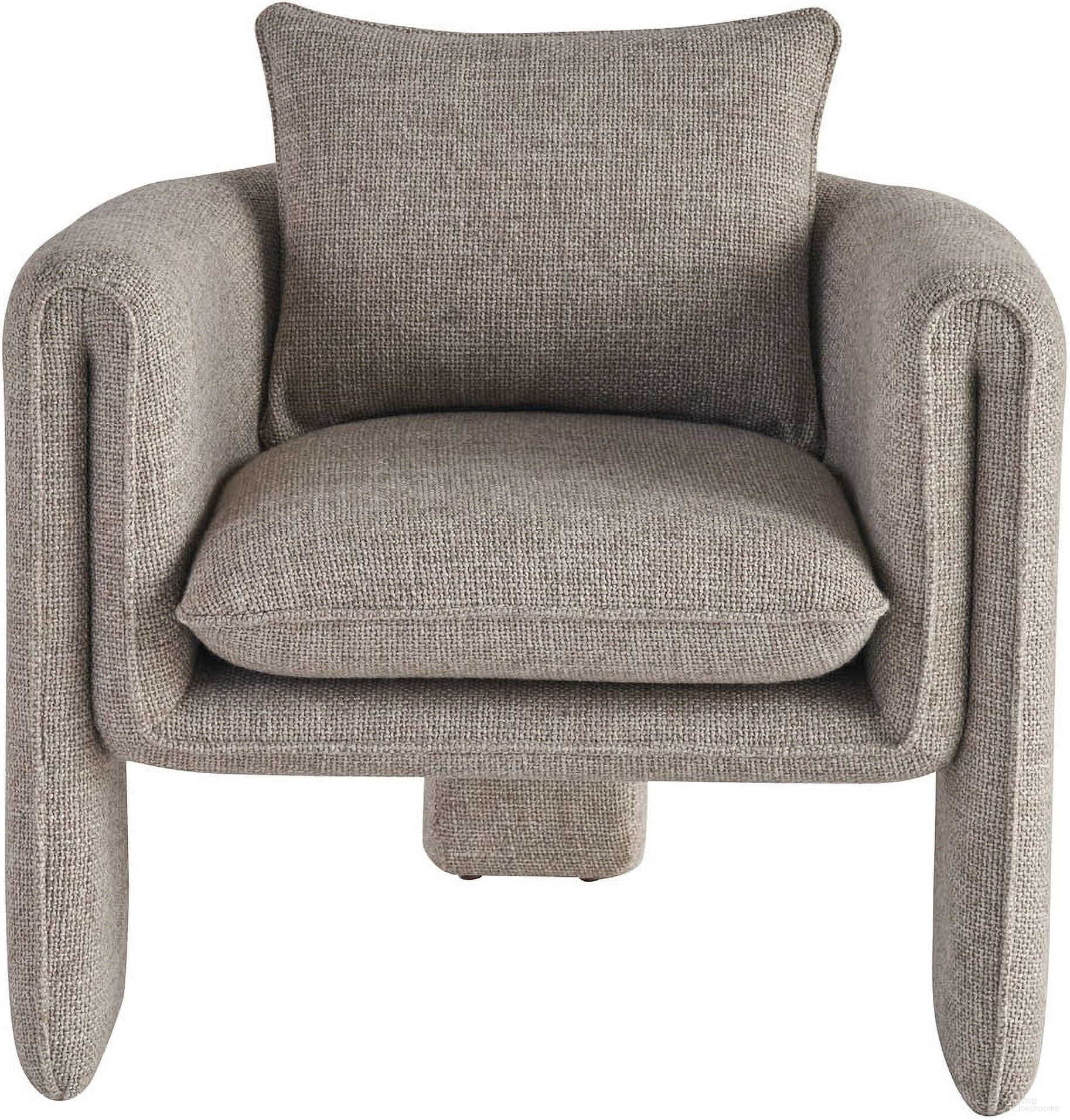 The appearance of Arlo Accent Chair In Beige designed by Universal in the modern / contemporary interior design. This beige piece of furniture  was selected by 1StopBedrooms from Modern Collection to add a touch of cosiness and style into your home. Sku: U352507-1678-1. Material: Fabric.
