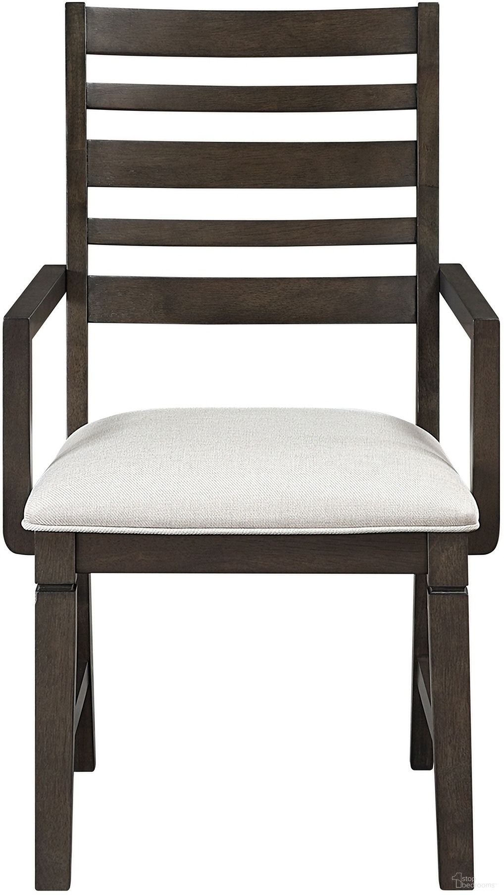 The appearance of Victoria Arm Chair Set of 2 In Brown designed by Homelegance in the transitional interior design. This brown piece of furniture  was selected by 1StopBedrooms from Victoria Collection to add a touch of cosiness and style into your home. Sku: 6023A. Material: Wood. Chair Type: Arm Chair.
