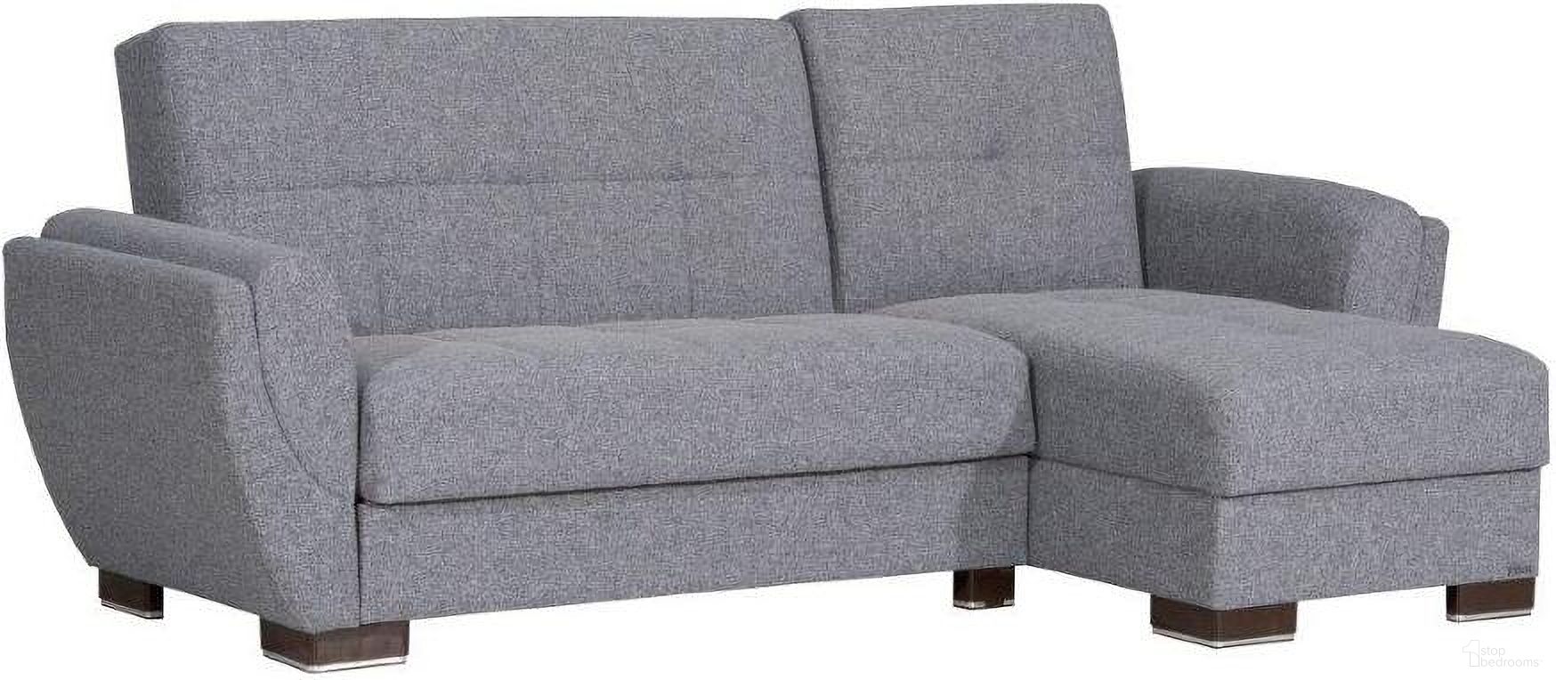 The appearance of Armada Air Upholstered Convertible Chaise Lounge with Storage In Gray designed by Casamode in the modern / contemporary interior design. This gray piece of furniture was selected by 1StopBedrooms from Armada Air Collection to add a touch of cosiness and style into your home. Sku: AIR-CL-113. Material: Polyester. Layout: Sofa & Chaise.