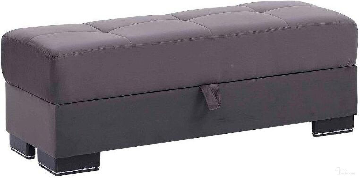 The appearance of Armada Air Upholstered Ottoman with Storage In Gray AIR-O-101 designed by Casamode in the modern / contemporary interior design. This gray piece of furniture was selected by 1StopBedrooms from Armada Air Collection to add a touch of cosiness and style into your home. Sku: AIR-O-101. Material: Microfiber.