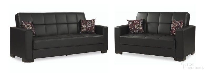 Armada Living Room Set In Black