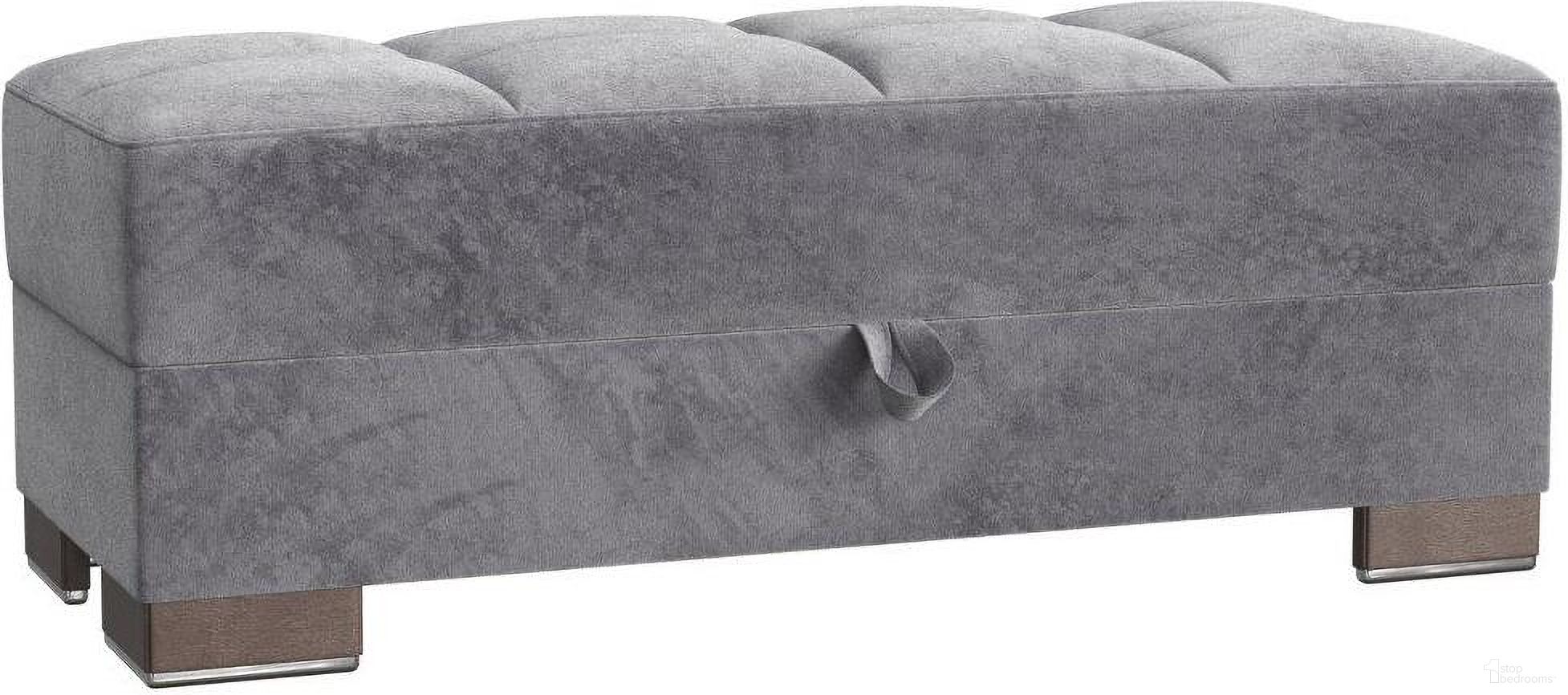 The appearance of Armada Upholstered Ottoman with Storage In Gray ARM-O-1 designed by Casamode in the modern / contemporary interior design. This gray piece of furniture was selected by 1StopBedrooms from Armada Collection to add a touch of cosiness and style into your home. Sku: ARM-O-1. Material: Chenille.