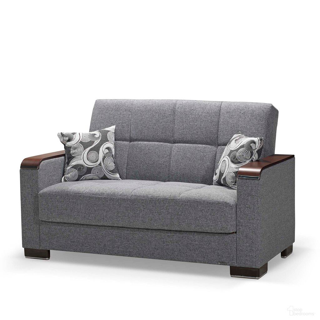 The appearance of Armada X Upholstered Convertible Loveseat with Storage In Gray designed by Casamode in the modern / contemporary interior design. This gray piece of furniture was selected by 1StopBedrooms from Armada X Collection to add a touch of cosiness and style into your home. Sku: ARM-W-LS-313. Material: Chenille.