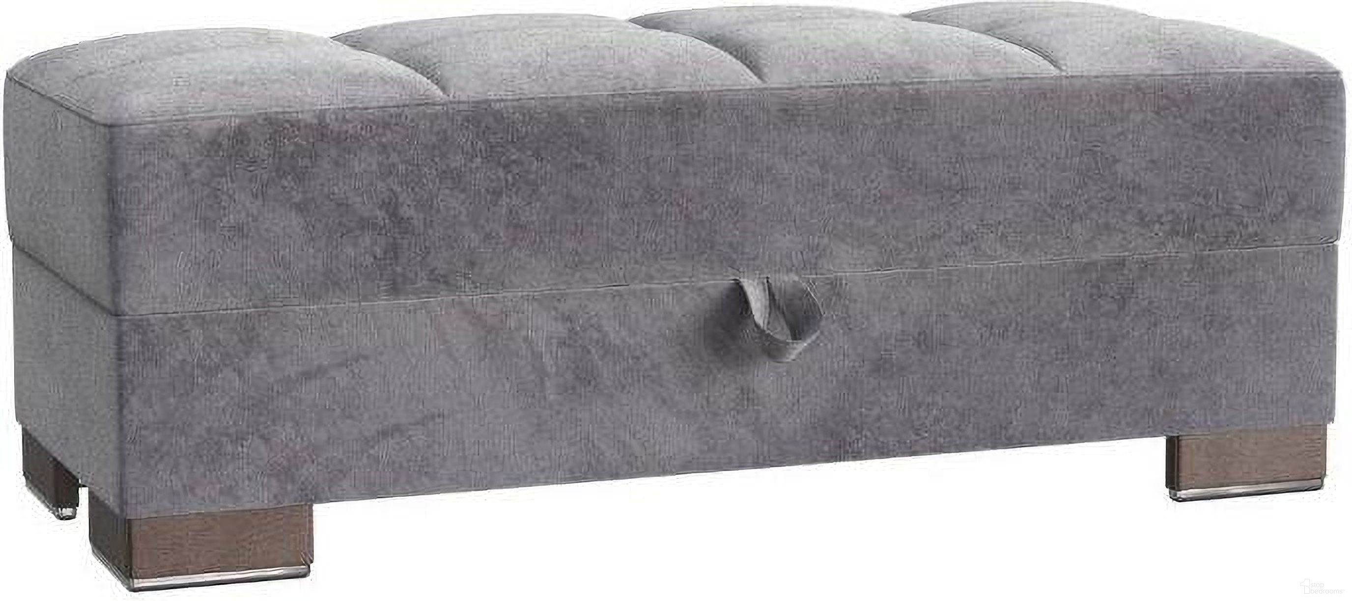 The appearance of Armada X Upholstered Convertible Wood Trimmed Ottoman with Storage In Gray ARM-W-O-301 designed by Casamode in the modern / contemporary interior design. This gray piece of furniture was selected by 1StopBedrooms from Armada X Collection to add a touch of cosiness and style into your home. Sku: ARM-W-O-301. Material: Microfiber.