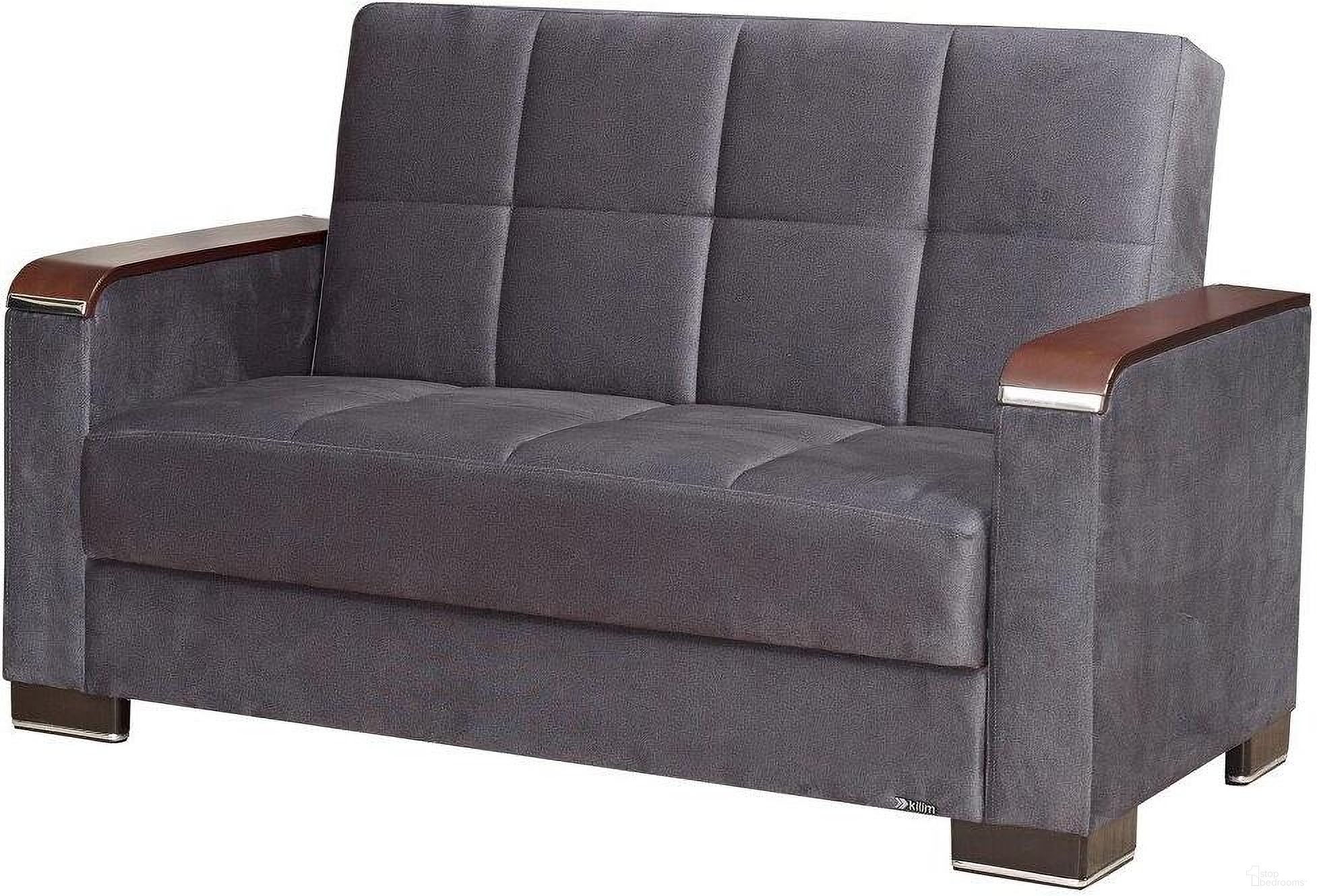 The appearance of Armada X Upholstered Convertible Wood Trimmed Sofabed with Storage In Gray ARM-W-SB-301 designed by Casamode in the modern / contemporary interior design. This grey piece of furniture was selected by 1StopBedrooms from Armada X Collection to add a touch of cosiness and style into your home. Sku: ARM-W-SB-301. Material: Microfiber.