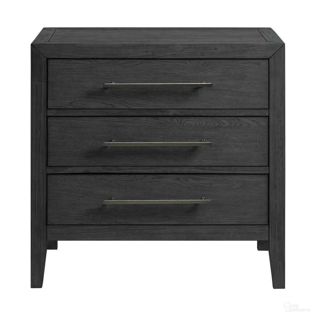 The appearance of Armes 3-Drawer Nightstand In Black designed by Picket House in the modern / contemporary interior design. This black piece of furniture was selected by 1StopBedrooms from Armes Collection to add a touch of cosiness and style into your home. Sku: B-3690-8-NS. Material: Oak.
