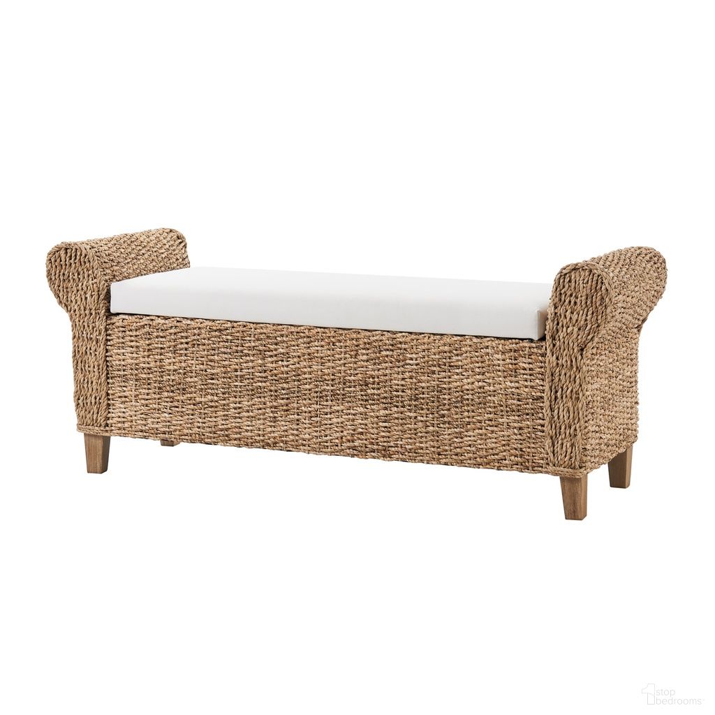 Arnaldo Ratten Storage Bench In Natural