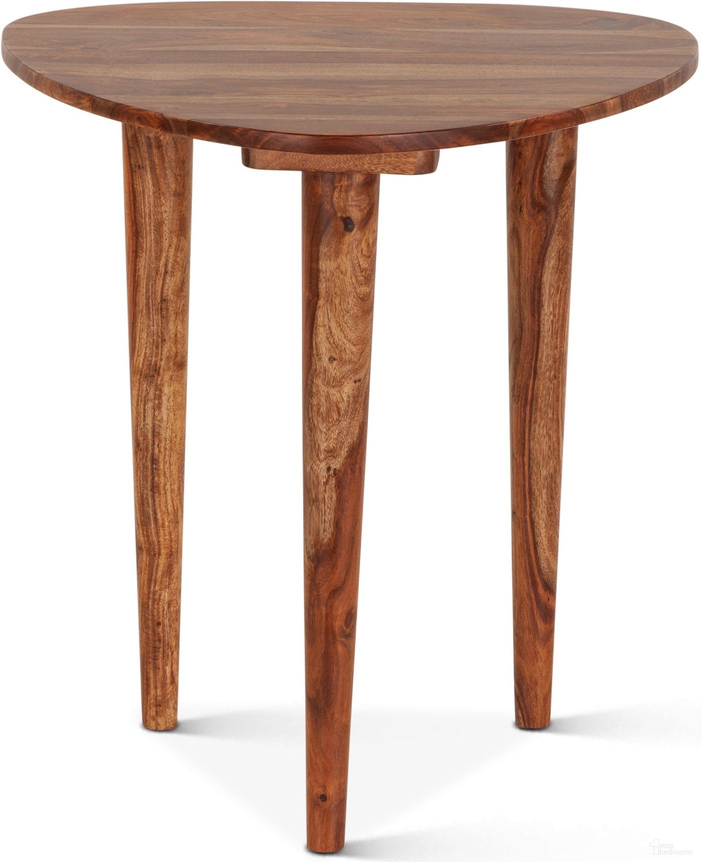 Arrey 23 Inch Side Table with Indian Rosewood In Natural
