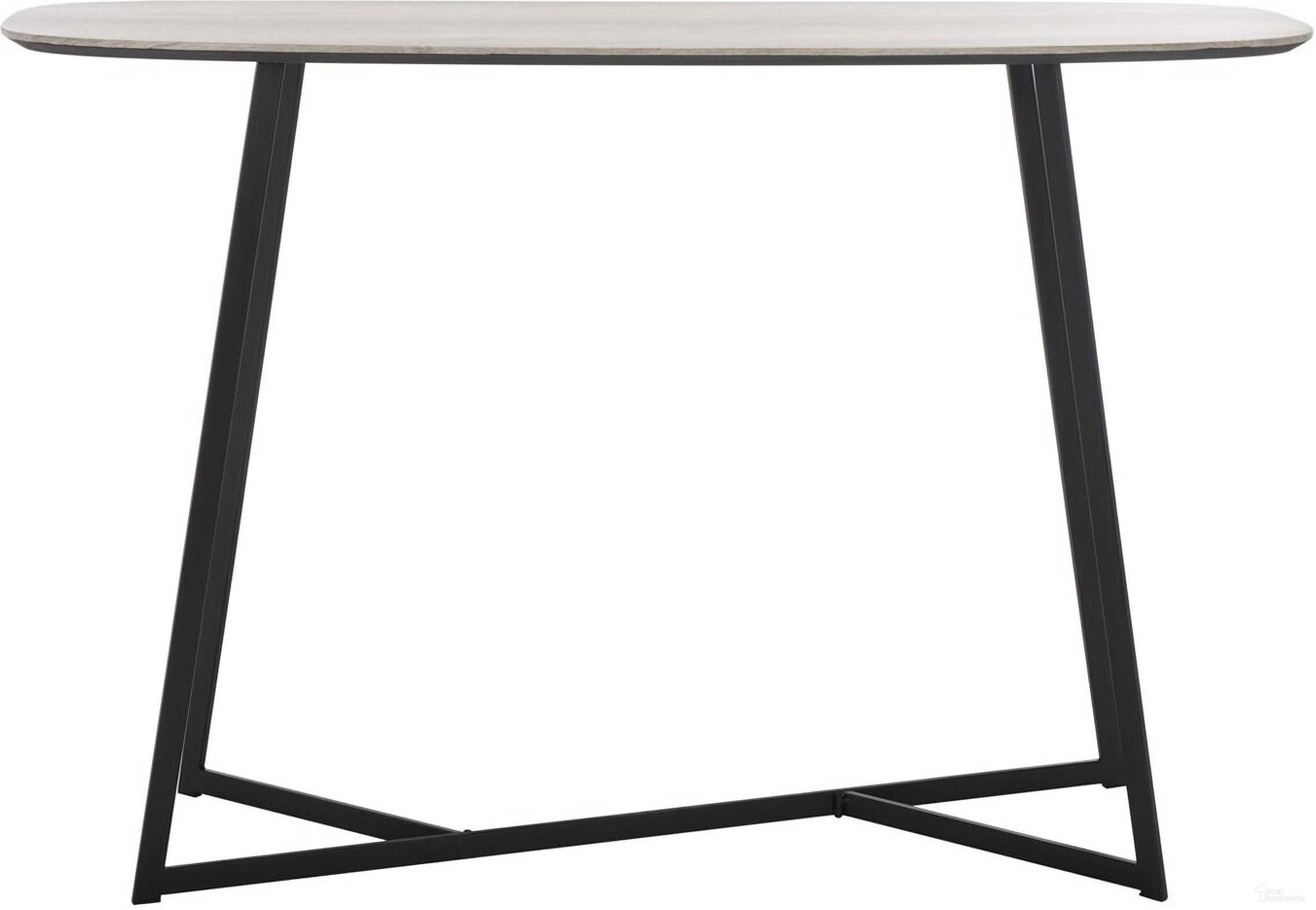 The appearance of Arrington Console Table in White and Black designed by Safavieh in the modern / contemporary interior design. This white/black piece of furniture  was selected by 1StopBedrooms from Arrington Collection to add a touch of cosiness and style into your home. Sku: CNS4203A. Material: Metal.