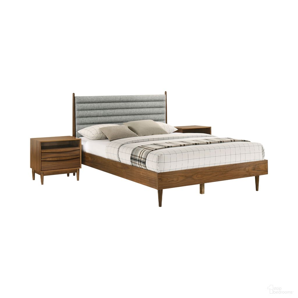 The appearance of Artemio 3 Piece Wood Queen Bedroom Set In Brown designed by Armen Living in the transitional interior design. This brown piece of furniture was selected by 1StopBedrooms from Artemio Collection to add a touch of cosiness and style into your home. Sku: LCARBDQNWALBX1;LCARBDQNWALBX2;LCARBDQNWALBX3;LCARLAWAL;LCARLAWAL. Material: Wood. Bed Size: Queen.
