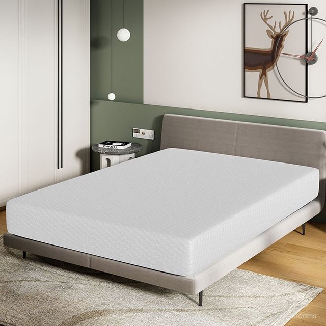 Artemisia 10 Inch Full Memory Foam Mattress In White