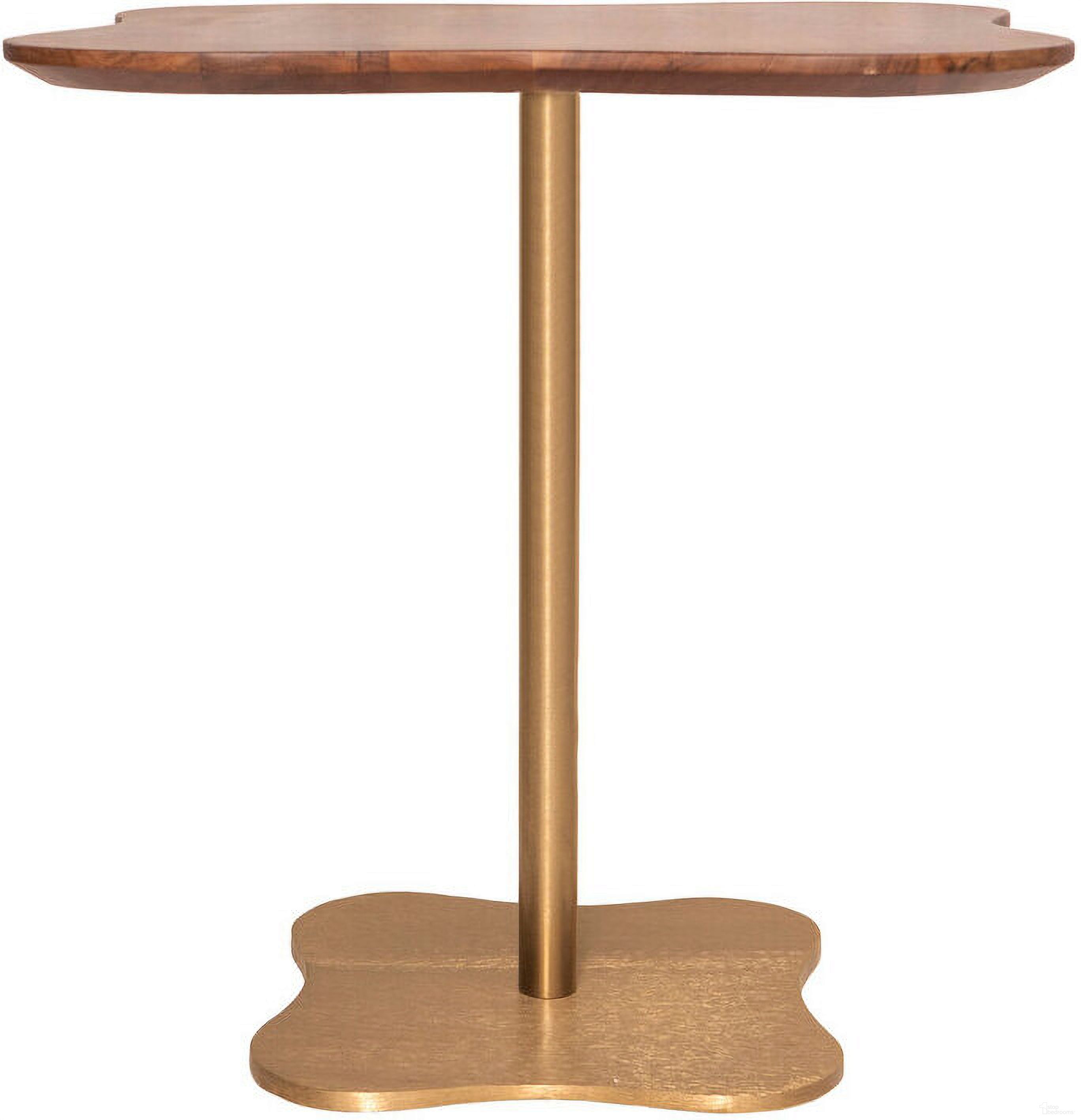 Arti Wood Side Table In Walnut