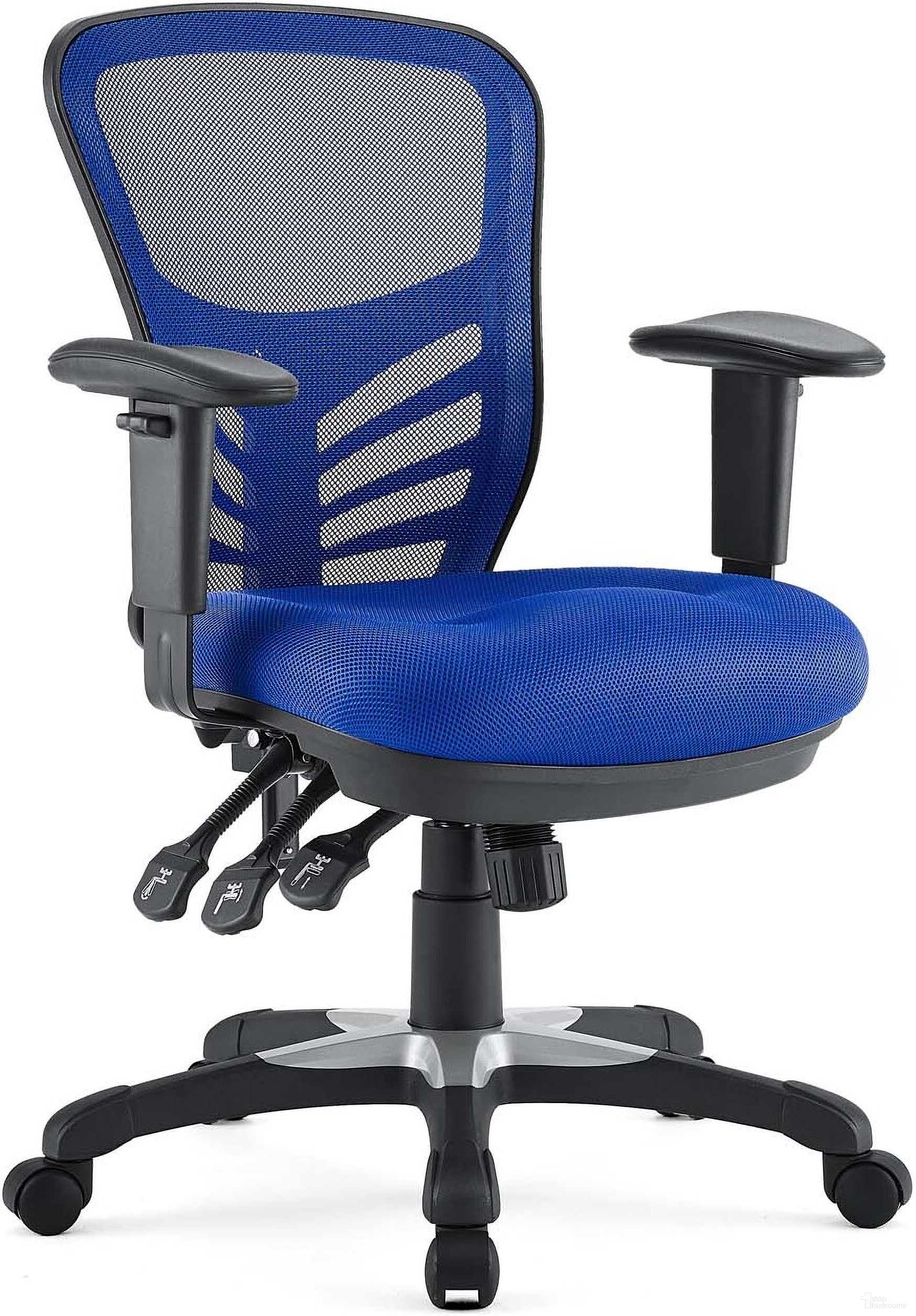 Articulate Mesh Office Chair In Blue