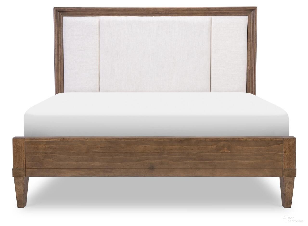 The appearance of Artisan's Place Complete California King Upholstered Bed In Vintage Pine and Ironwood designed by Legacy Classic in the modern / contemporary interior design. This vintage pine and ironwood piece of furniture was selected by 1StopBedrooms from Artisan's Place Collection to add a touch of cosiness and style into your home. Sku: 3270-4206;3270-4216;3270-4903. Bed Size: California King. Material: Pine Veneer. Bed Type: Upholstered Bed.
