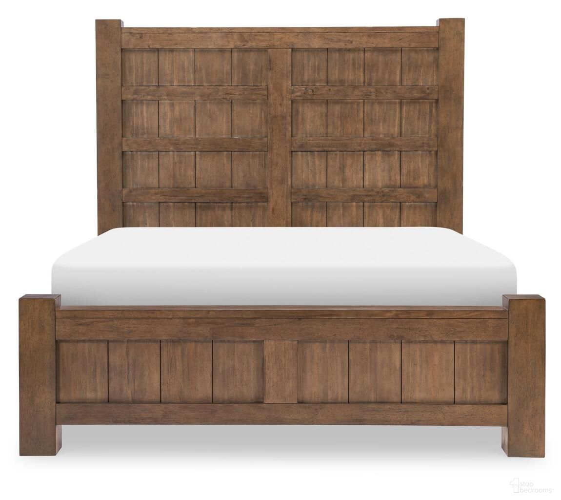 The appearance of Artisan's Place Complete Queen Panel Bed In Vintage Pine and Ironwood designed by Legacy Classic in the modern / contemporary interior design. This vintage pine and ironwood piece of furniture was selected by 1StopBedrooms from Artisan's Place Collection to add a touch of cosiness and style into your home. Sku: 3270-4105;3270-4115;3270-4901. Bed Type: Panel Bed. Bed Size: Queen. Material: Pine Veneer.