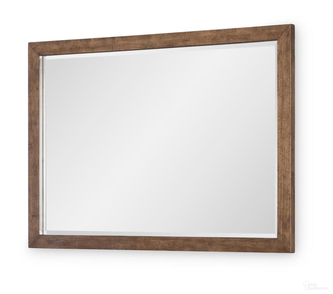 The appearance of Artisan's Place Rectangular Mirror In Vintage Pine and Ironwood designed by Legacy Classic in the modern / contemporary interior design. This vintage pine and ironwood piece of furniture  was selected by 1StopBedrooms from Artisan's Place Collection to add a touch of cosiness and style into your home. Sku: 3270-0100. Material: Pine Veneer.