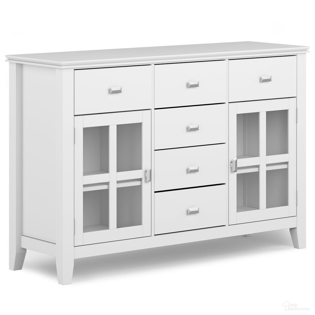 Artisan Solid Wood Sideboard Buffet In White