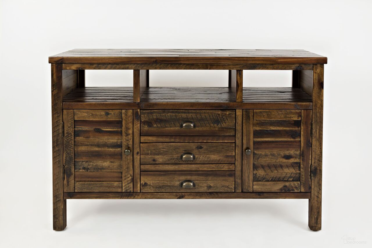 The appearance of Artisan'S Craft 50 Inch Media Console TV Stand In Dakota Oak designed by Jofran in the transitional interior design. This dakota oak piece of furniture was selected by 1StopBedrooms from Artisan'S Craft Collection to add a touch of cosiness and style into your home. Sku: 1742-50. Material: Acacia.