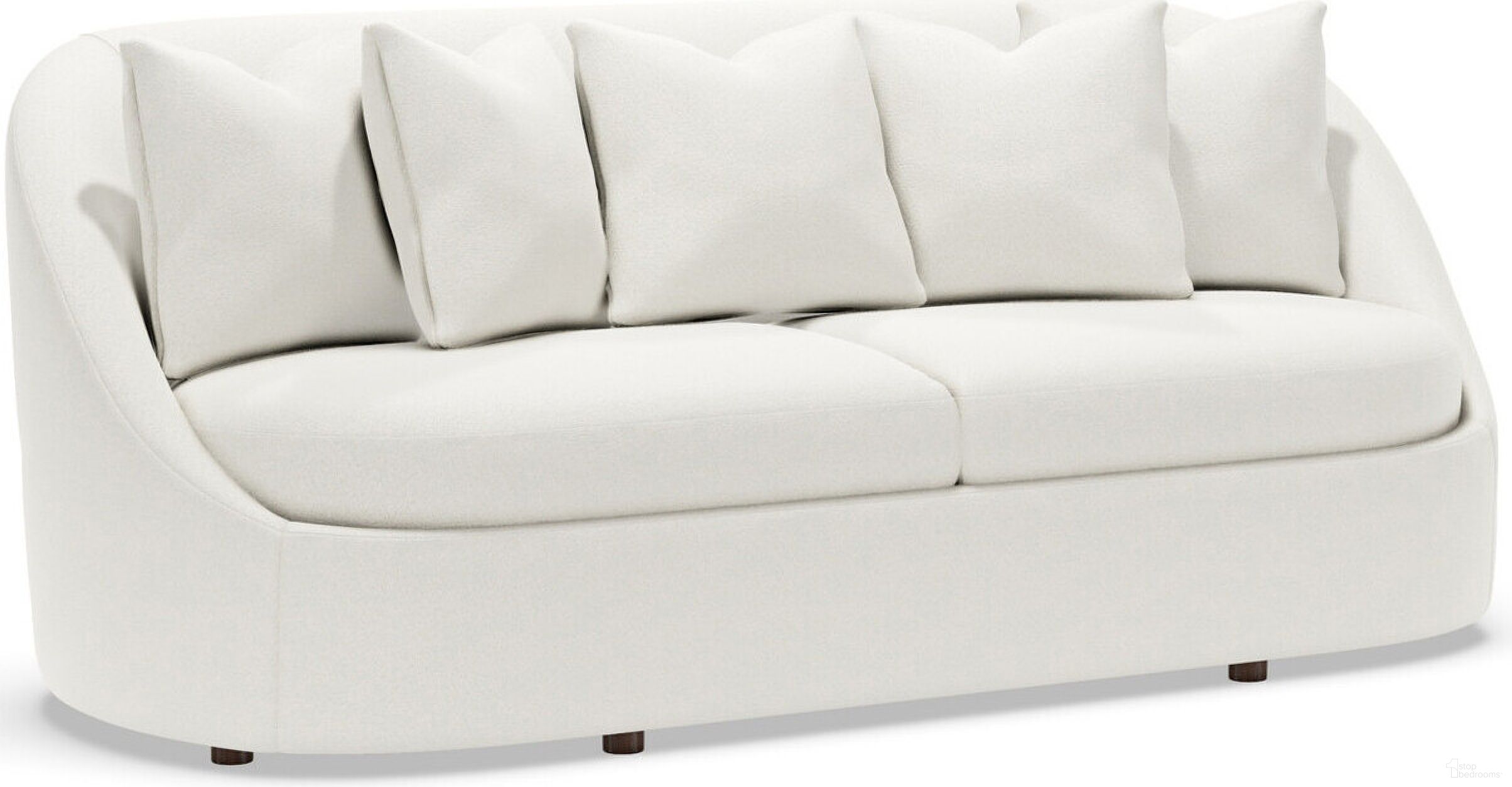 The appearance of Artistica Upholstery Genevieve Sofa designed by Artistica Home in the modern / contemporary interior design. This ivory piece of furniture  was selected by 1StopBedrooms from Artistica Upholstery Collection to add a touch of cosiness and style into your home. Sku: 2415-33-2-60.
