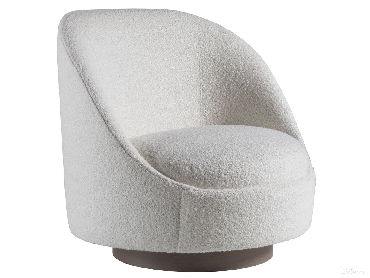 The appearance of Artistica Upholstery Genevieve Swivel Chair In White designed by Artistica Home in the modern / contemporary interior design. This white piece of furniture was selected by 1StopBedrooms from Artistica Upholstery Collection to add a touch of cosiness and style into your home. Sku: 2415-11SW-40. Material: Wood.