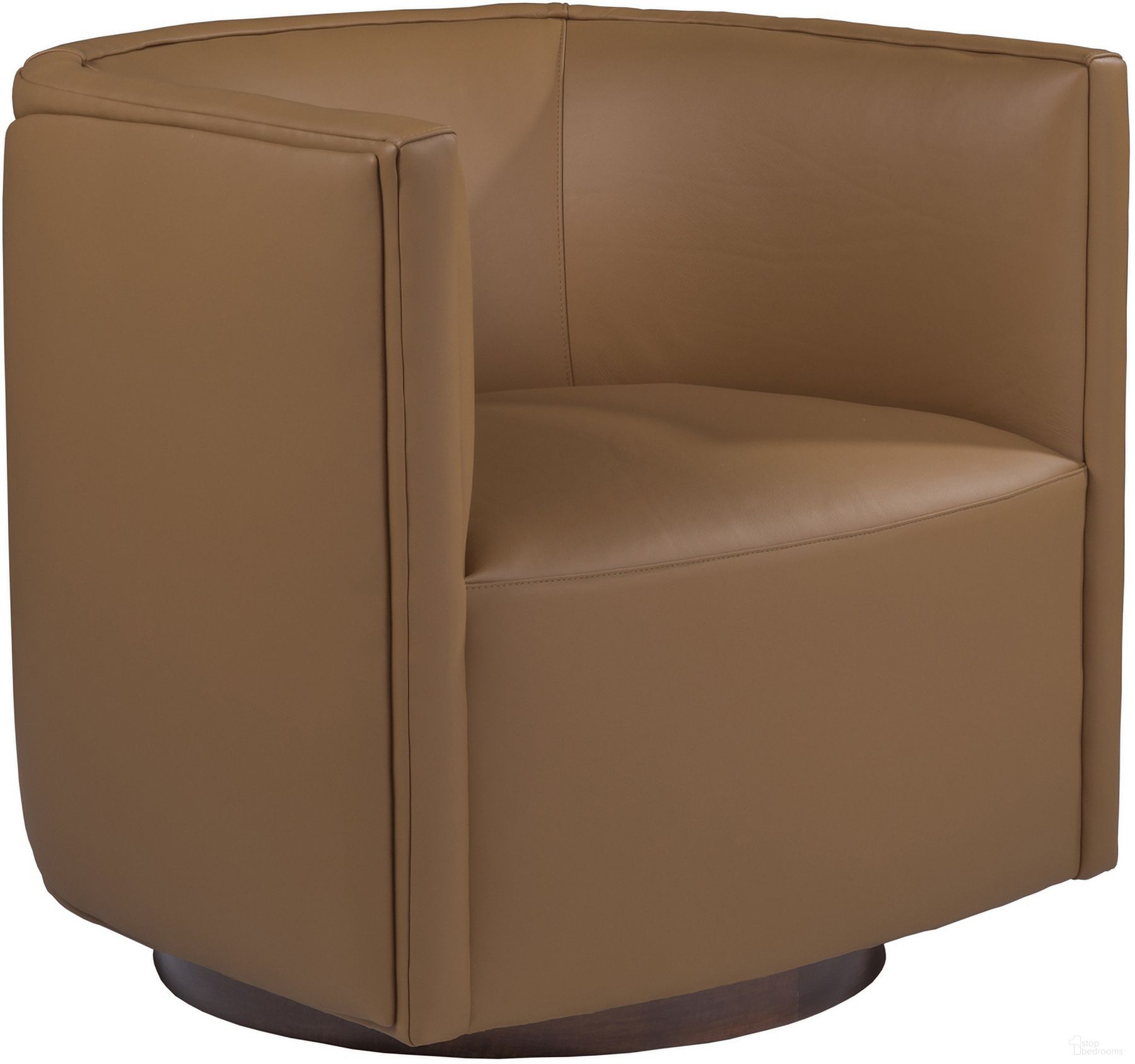 The appearance of Artistica Upholstery Ingrid Leather Swivel Chair designed by Artistica Home in the modern / contemporary interior design. This tan piece of furniture was selected by 1StopBedrooms from Artistica Upholstery Collection to add a touch of cosiness and style into your home. Sku: LL2632-11SW-60.