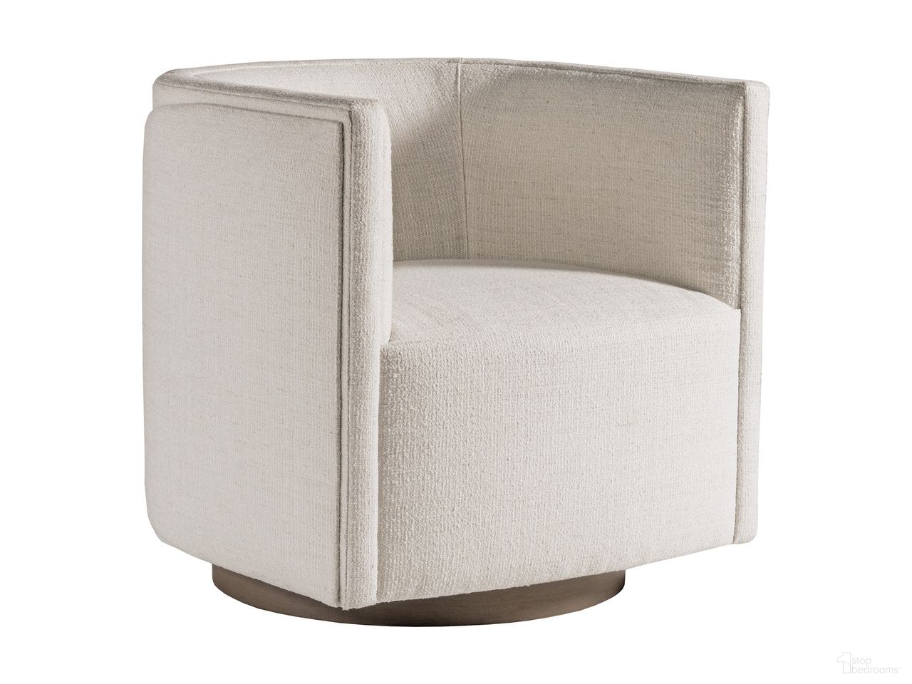 The appearance of Artistica Upholstery Ingrid Swivel Chair In Ivory designed by Artistica Home in the modern / contemporary interior design. This ivory piece of furniture was selected by 1StopBedrooms from Artistica Upholstery Collection to add a touch of cosiness and style into your home. Sku: 2632-11SW-40. Material: Wood.