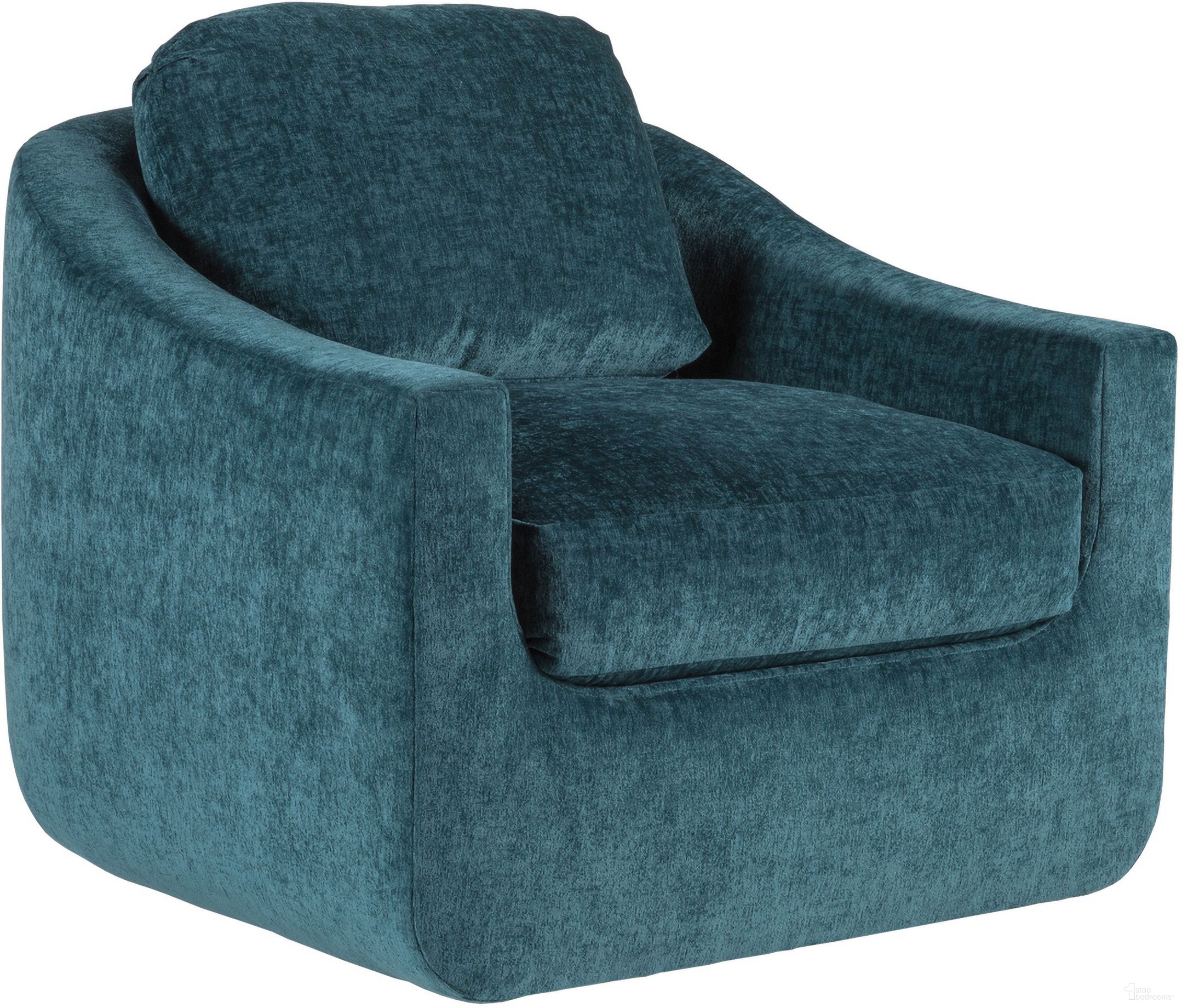 The appearance of Artistica Upholstery Liz Swivel Chair In Blue and Aqua designed by Artistica Home in the modern / contemporary interior design. This blue/aqua piece of furniture  was selected by 1StopBedrooms from Artistica Upholstery Collection to add a touch of cosiness and style into your home. Sku: 2635-11SW-41. Material: Wood.