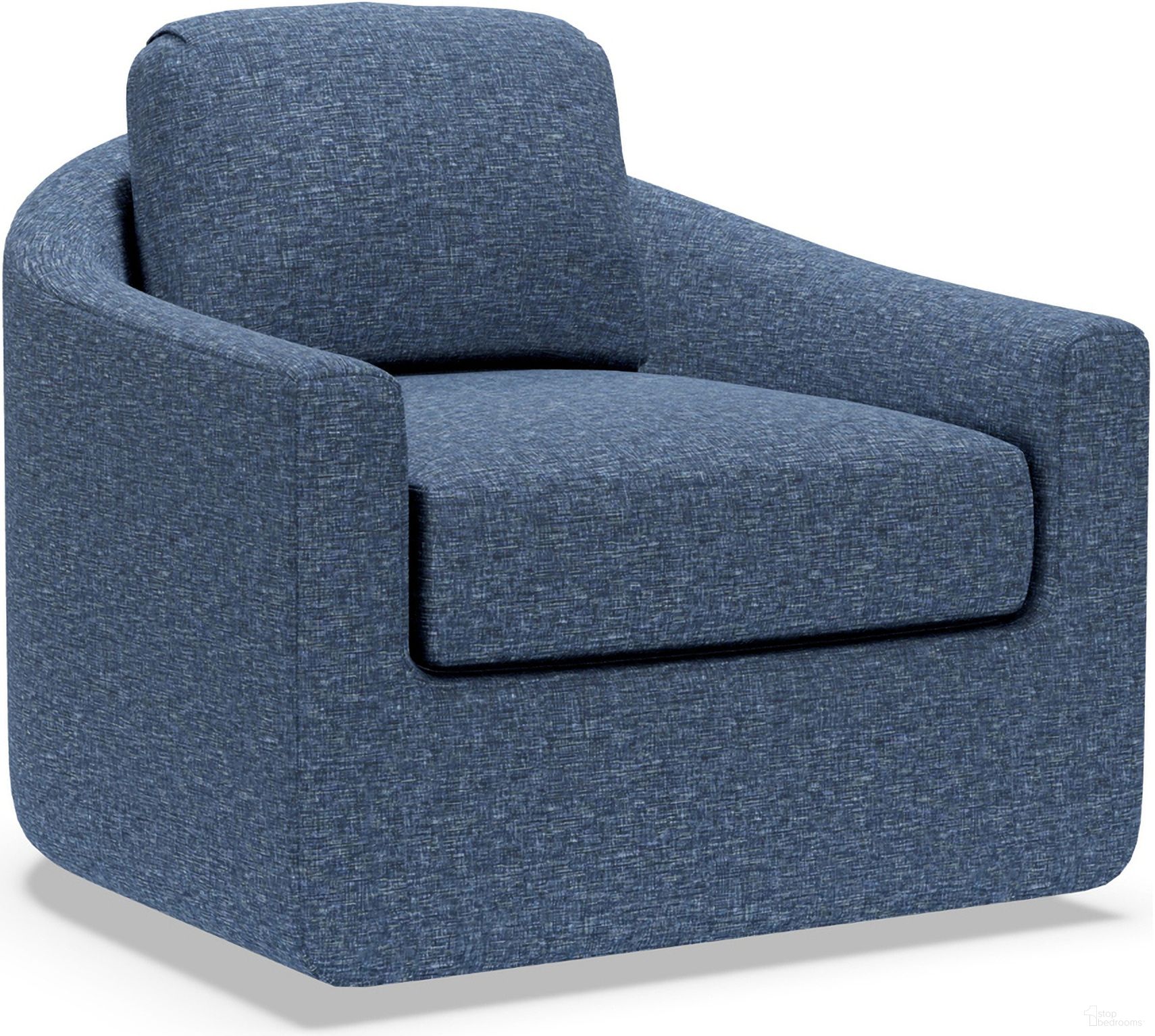The appearance of Artistica Upholstery Liz Swivel Chair designed by Artistica Home in the modern / contemporary interior design. This blue piece of furniture  was selected by 1StopBedrooms from Artistica Upholstery Collection to add a touch of cosiness and style into your home. Sku: 2635-11SW-44.