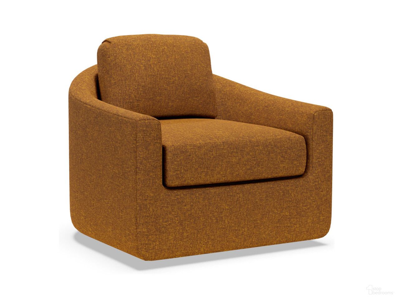 The appearance of Artistica Upholstery Liz Swivel Chair designed by Artistica Home in the modern / contemporary interior design. This orange piece of furniture  was selected by 1StopBedrooms from Artistica Upholstery Collection to add a touch of cosiness and style into your home. Sku: 2635-11SW-45.