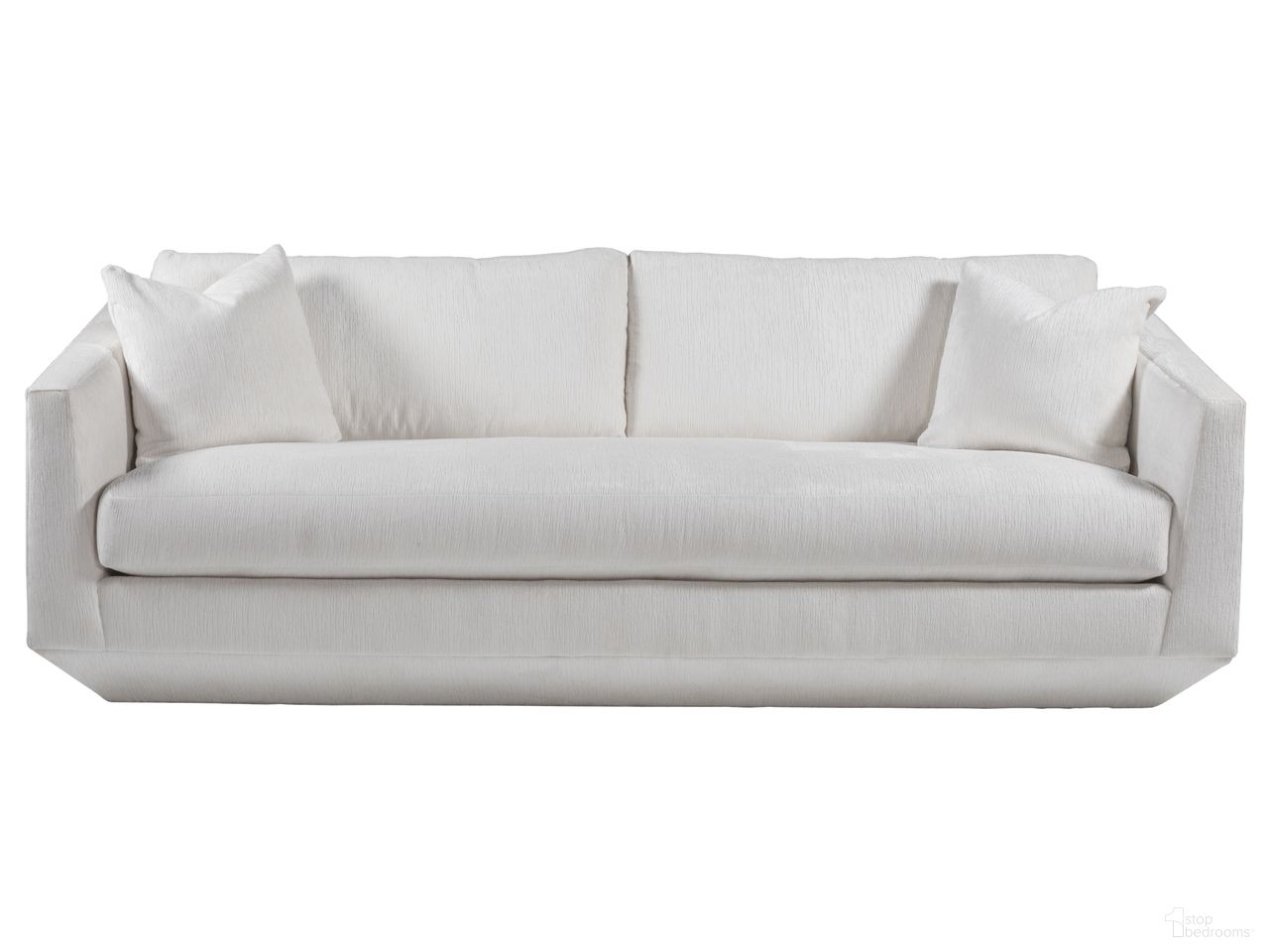 The appearance of Artistica Upholstery Veronica Bench Seat Sofa In White designed by Artistica Home in the modern / contemporary interior design. This white piece of furniture was selected by 1StopBedrooms from Artistica Upholstery Collection to add a touch of cosiness and style into your home. Sku: 2411-33-1-40. Material: Wood.