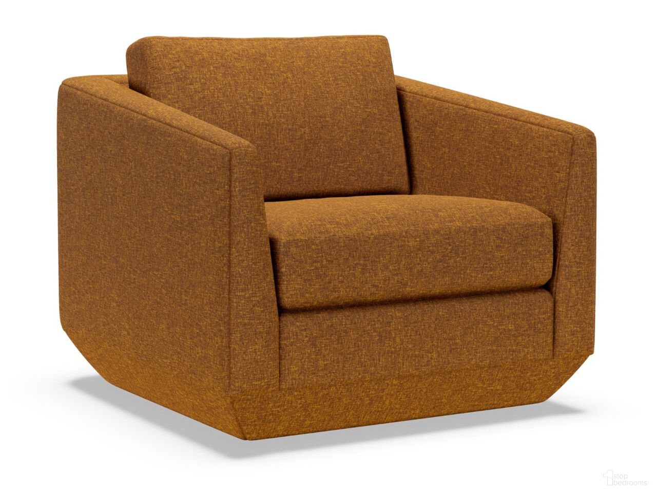 The appearance of Artistica Upholstery Veronica Swivel Chair designed by Artistica Home in the modern / contemporary interior design. This orange piece of furniture  was selected by 1StopBedrooms from Artistica Upholstery Collection to add a touch of cosiness and style into your home. Sku: 2411-11SW-45.
