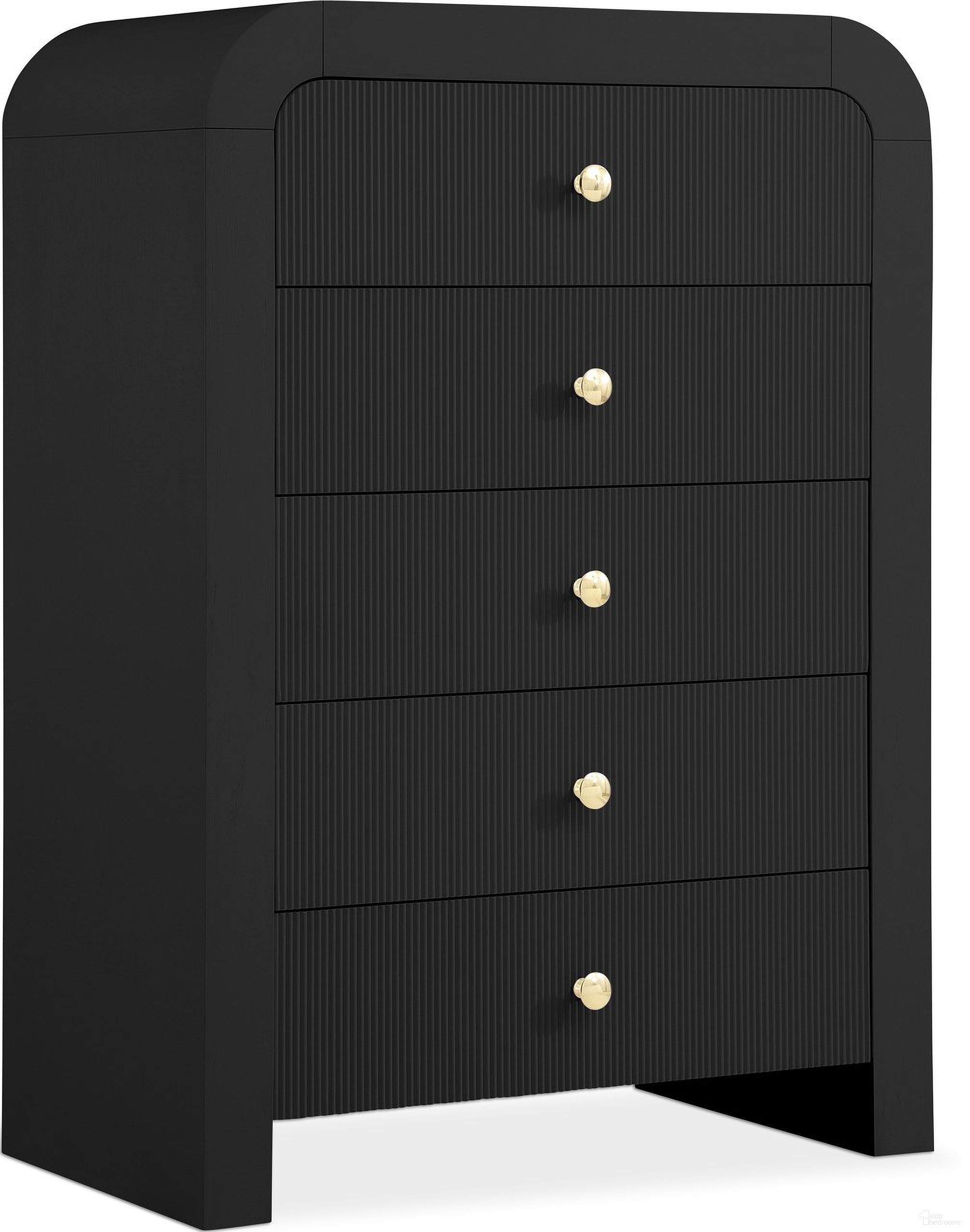 The appearance of Artisto Chest In Black designed by Meridian in the modern / contemporary interior design. This black piece of furniture was selected by 1StopBedrooms from Artisto Collection to add a touch of cosiness and style into your home. Sku: 888Black-CH. Material: Wood.