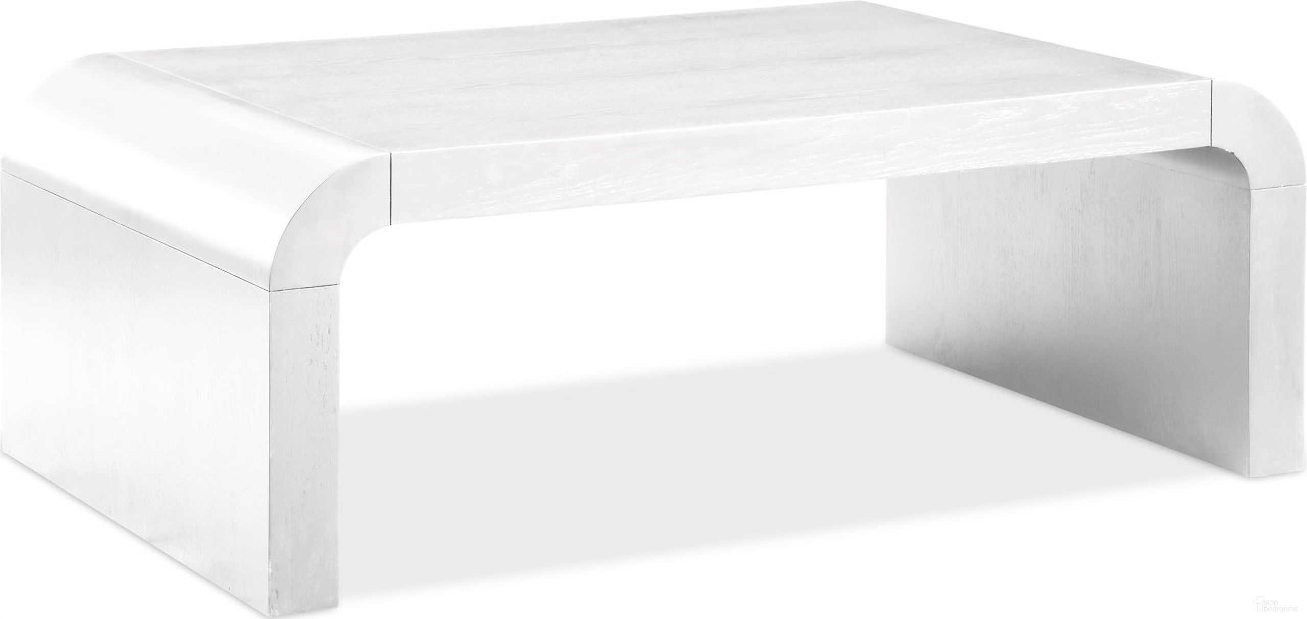 The appearance of Artisto Coffee Table In White designed by Meridian in the modern / contemporary interior design. This white piece of furniture was selected by 1StopBedrooms from Artisto Collection to add a touch of cosiness and style into your home. Sku: 888White-CT. Material: Wood.