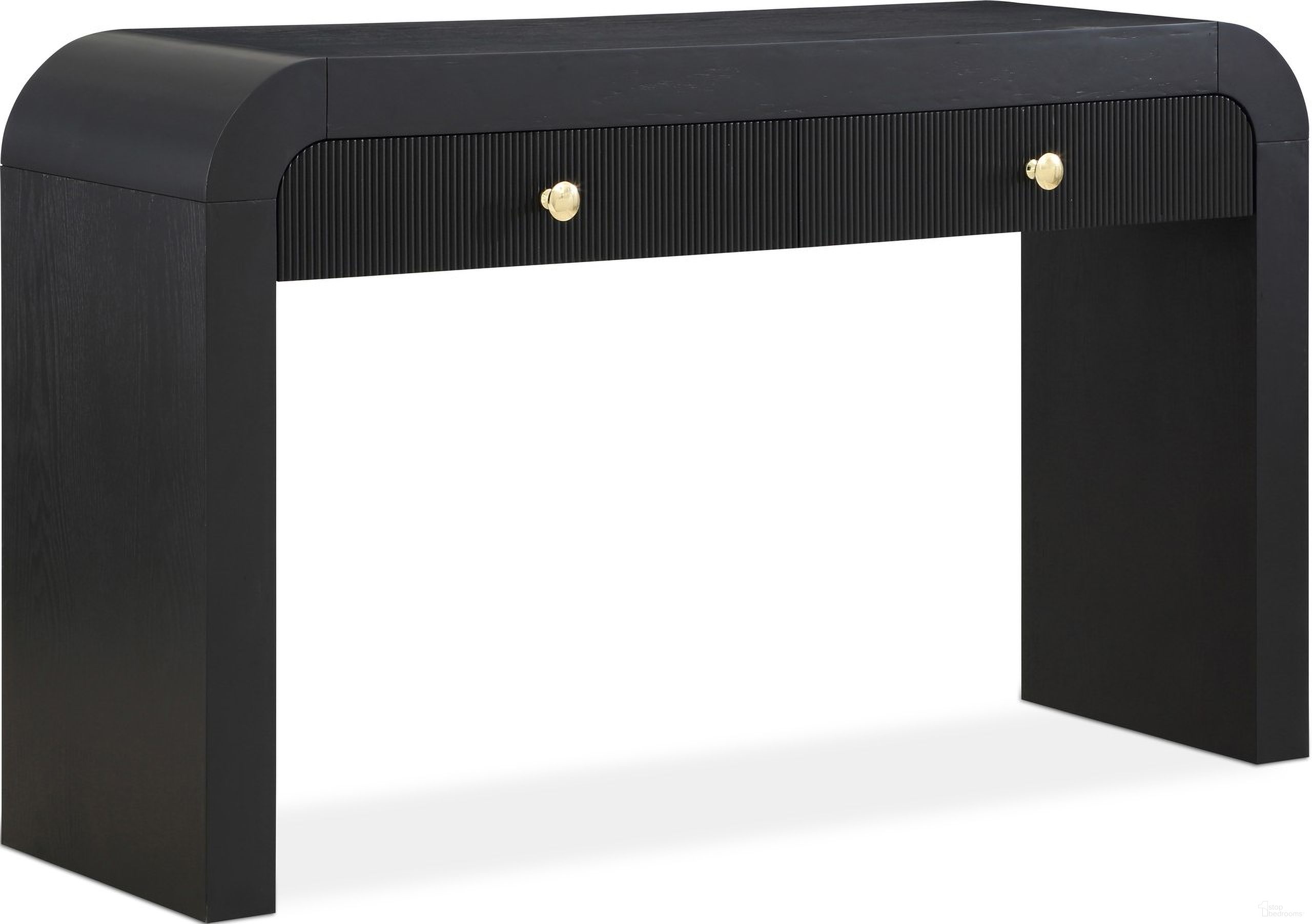 The appearance of Artisto Console Table In Black designed by Meridian in the modern / contemporary interior design. This black piece of furniture was selected by 1StopBedrooms from Artisto Collection to add a touch of cosiness and style into your home. Sku: 888Black-S. Material: Wood.