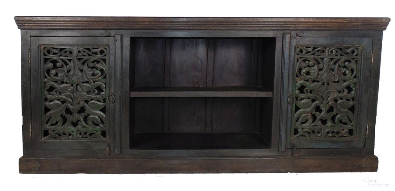 The appearance of Arvada 2 Carved Door Plasma In Brown designed by Moti in the rustic / southwestern interior design. This brown piece of furniture was selected by 1StopBedrooms from Arvada Collection to add a touch of cosiness and style into your home. Sku: 44018004. Material: Wood.