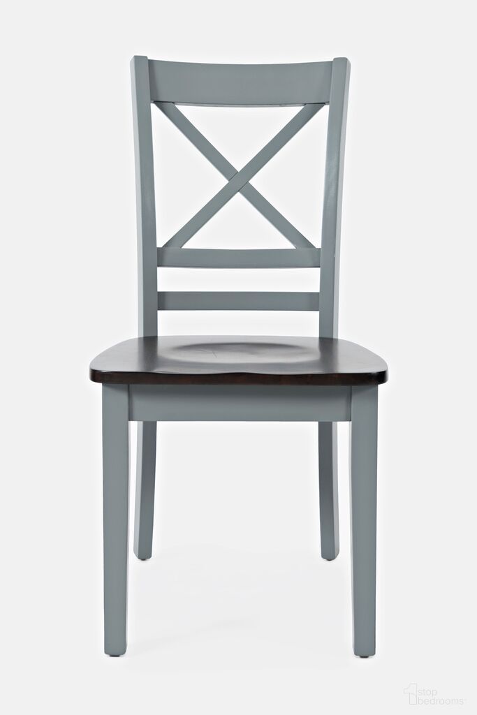 The appearance of Asbury Park Cross Back Dining Chair Set of 2 In Grey designed by Jofran in the modern / contemporary interior design. This grey piece of furniture was selected by 1StopBedrooms from Asbury Park Collection to add a touch of cosiness and style into your home. Sku: 1815-373KD. Material: Acacia. Chair Type: Side Chair.