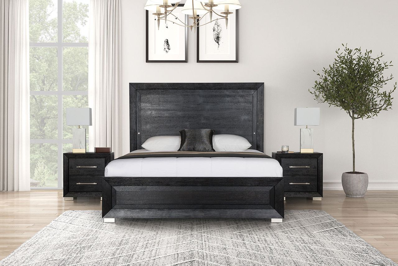Ashbourne California King Bed In Black