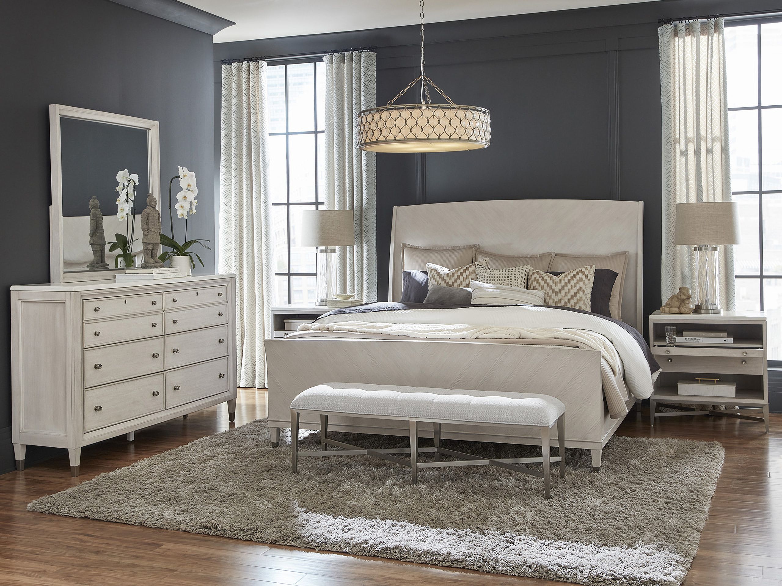 Ashby Place Panel Bedroom Set In Natural by Pulaski 1StopBedrooms